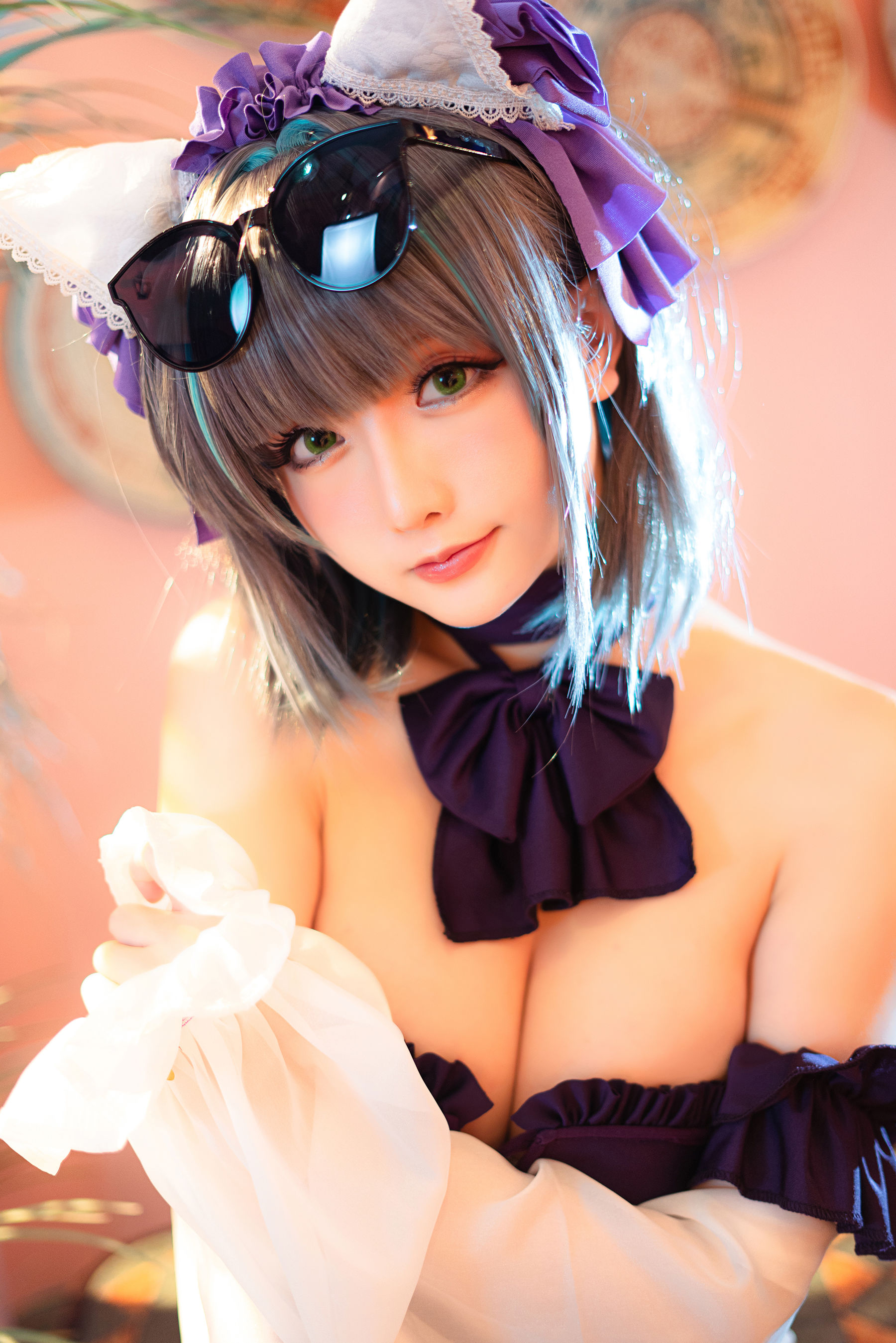 Coser小姐姐星之迟迟 - R-Maid《柴郡泳装》-图9