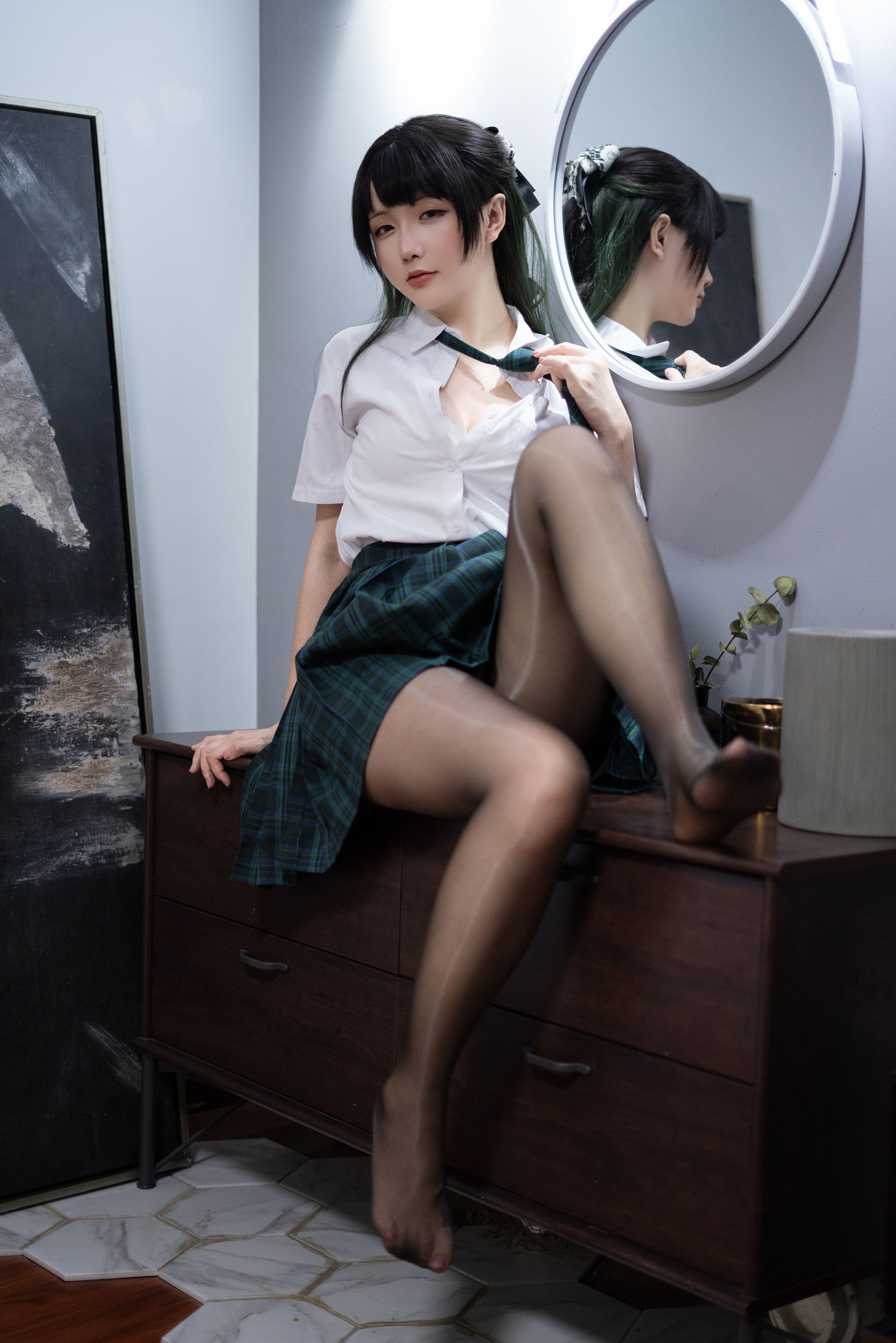 Coser小姐姐星之迟迟 - JK-绿-图24
