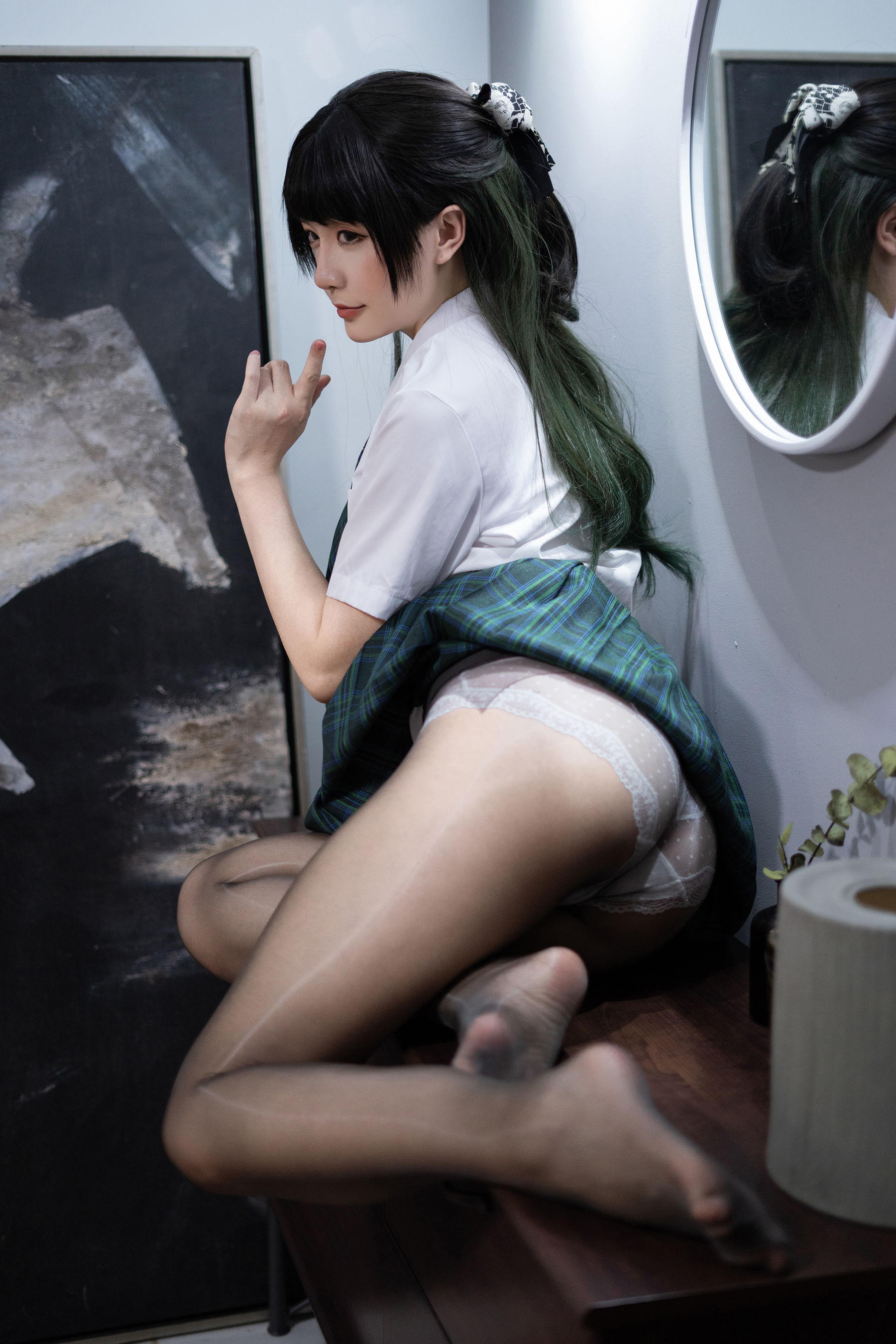 Coser小姐姐星之迟迟 - JK-绿-图26