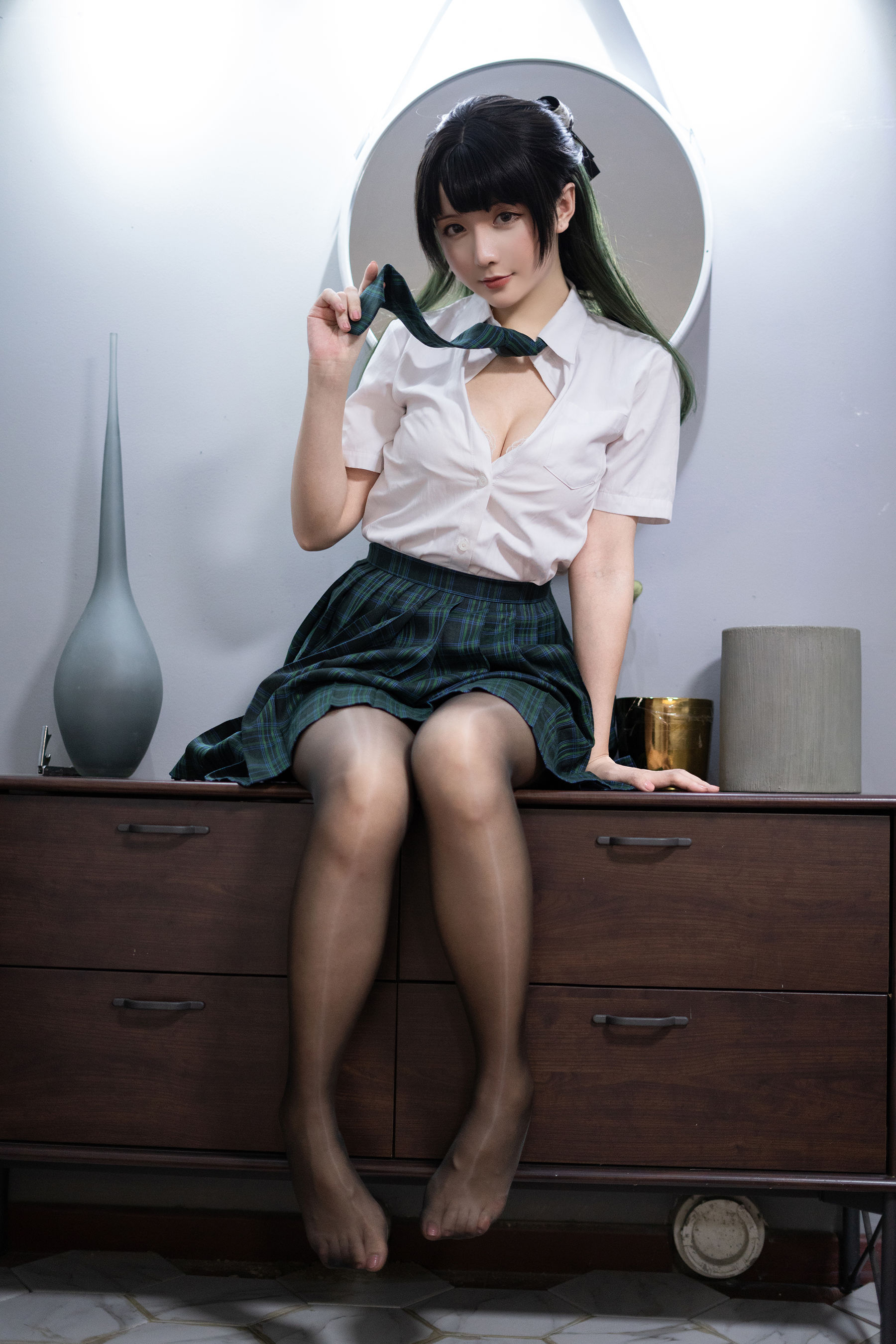 Coser小姐姐星之迟迟 - JK-绿-图28