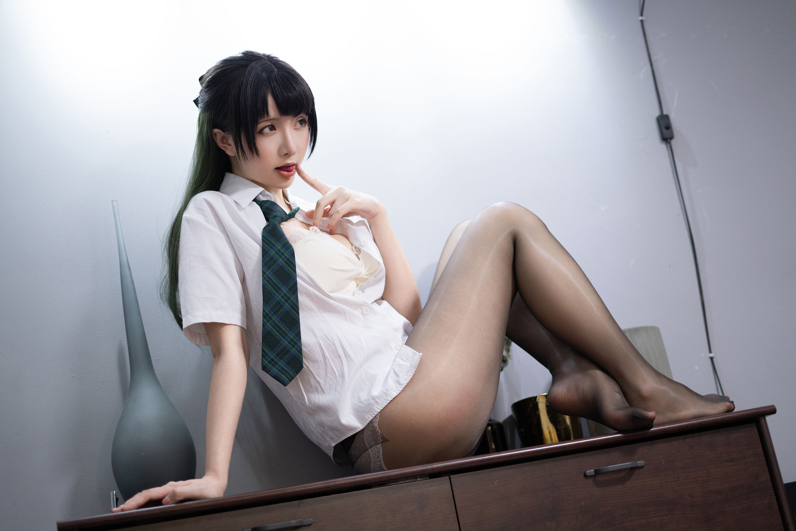 Coser小姐姐星之迟迟 - JK-绿-图41
