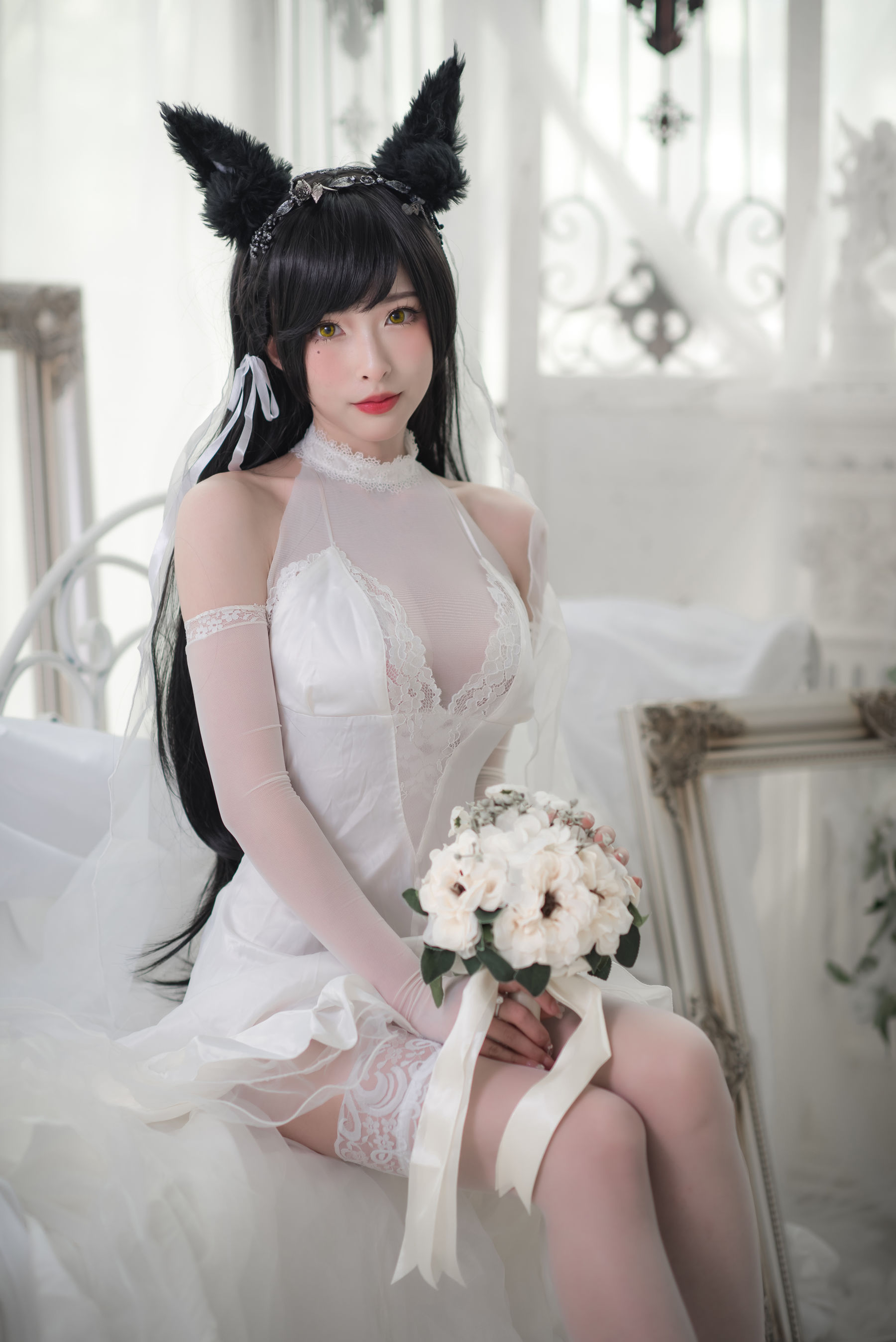 尤物清水由乃 - 爱宕婚纱-图0