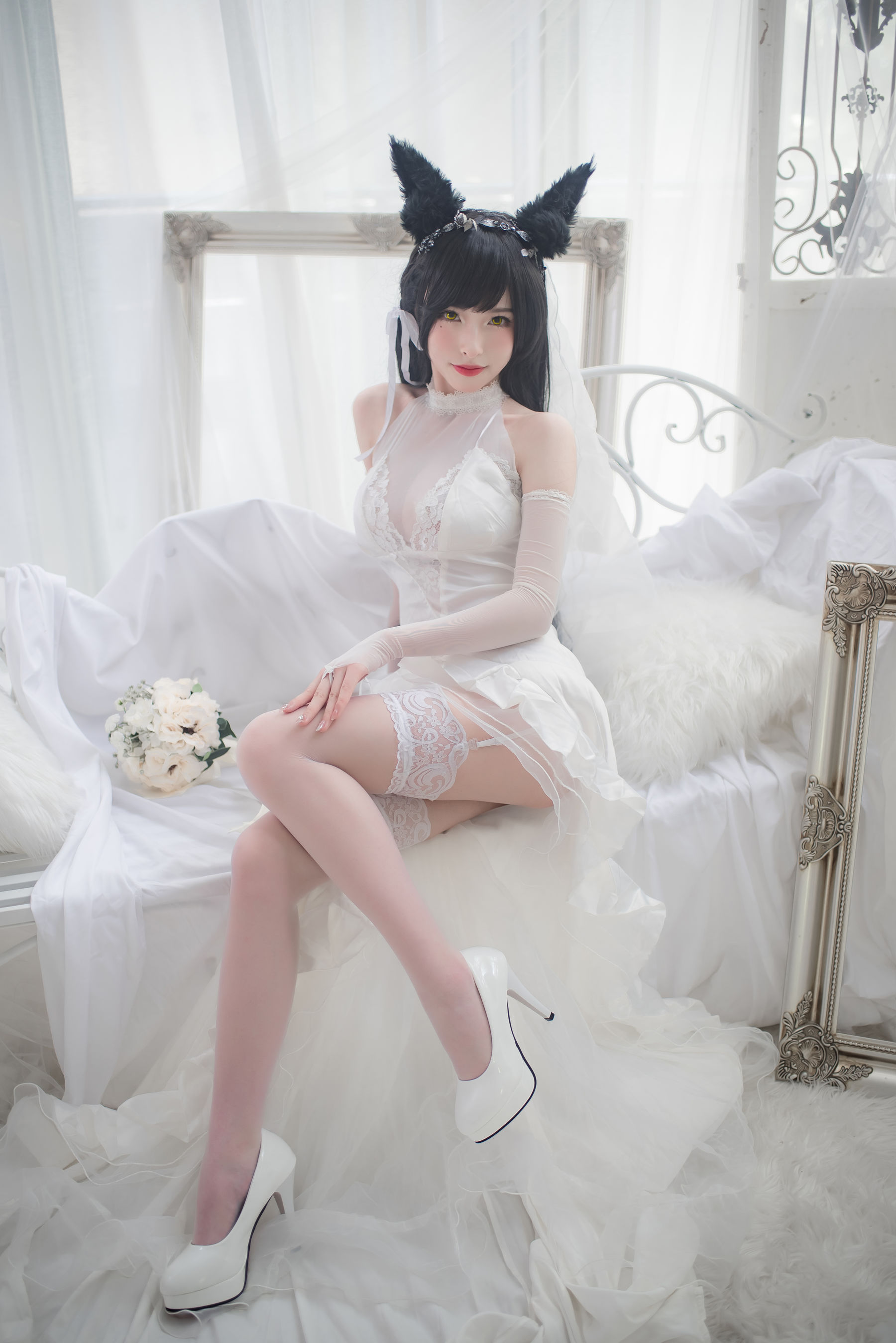 尤物清水由乃 - 爱宕婚纱-图9