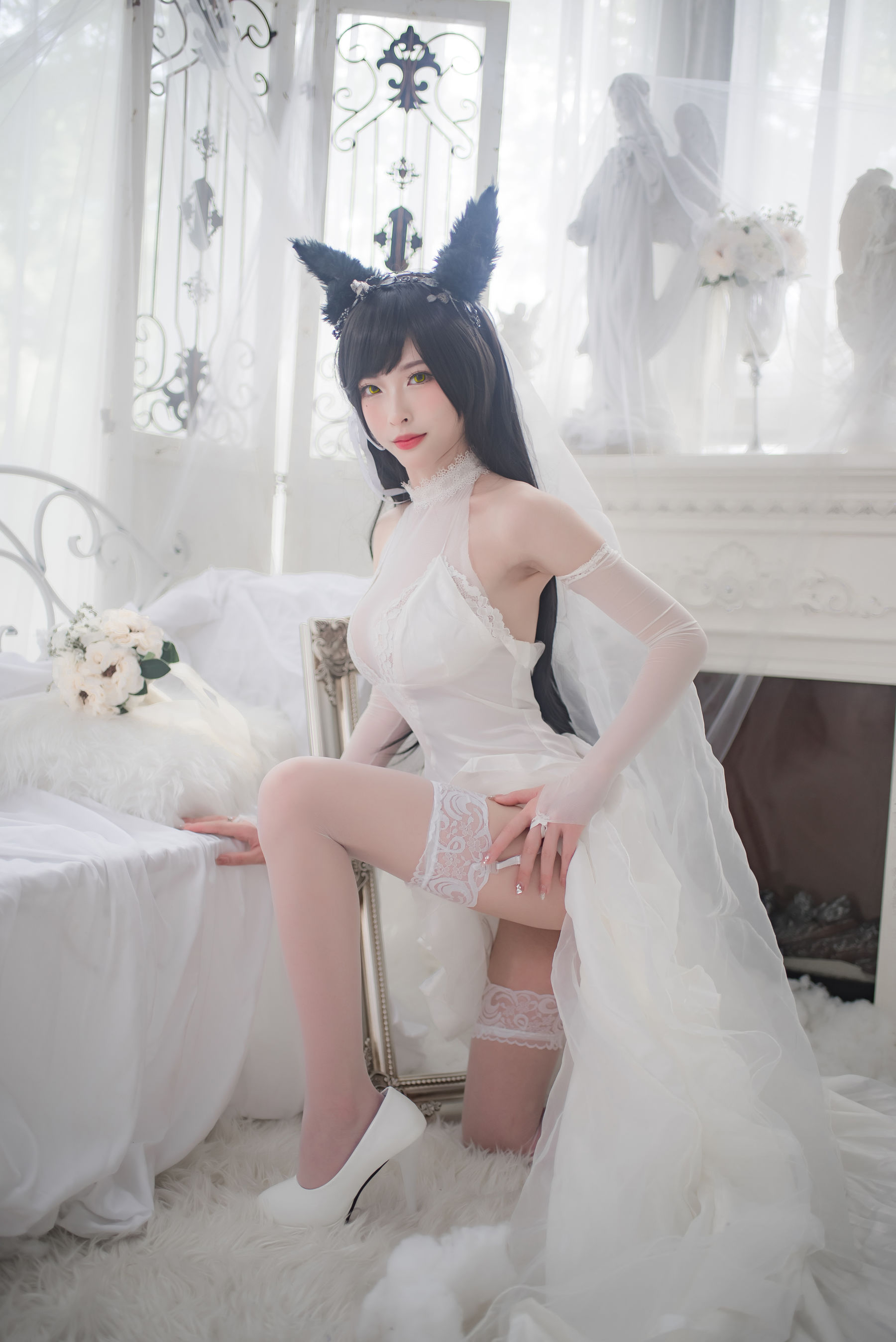 尤物清水由乃 - 爱宕婚纱-图11