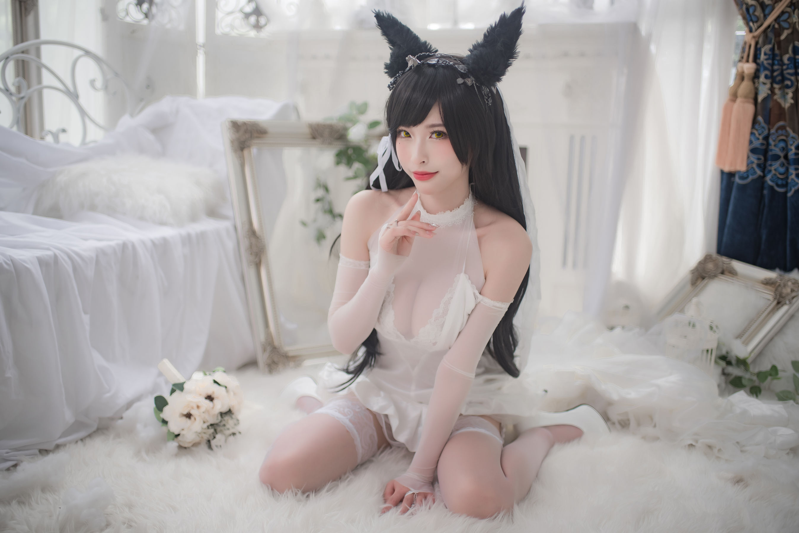 尤物清水由乃 - 爱宕婚纱-图12