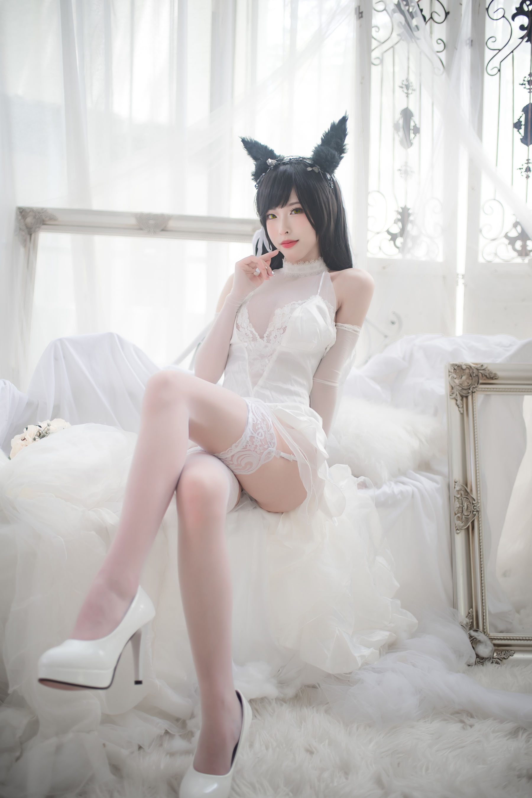 尤物清水由乃 - 爱宕婚纱-图20