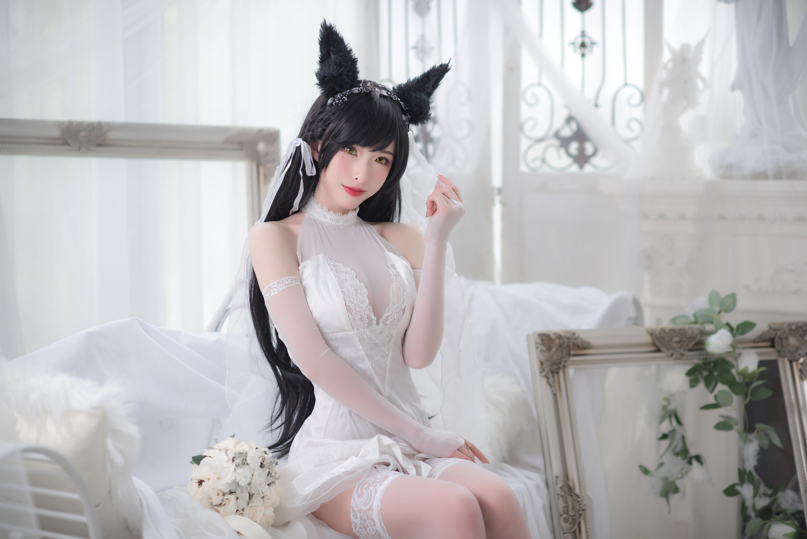 尤物清水由乃 - 爱宕婚纱-图2
