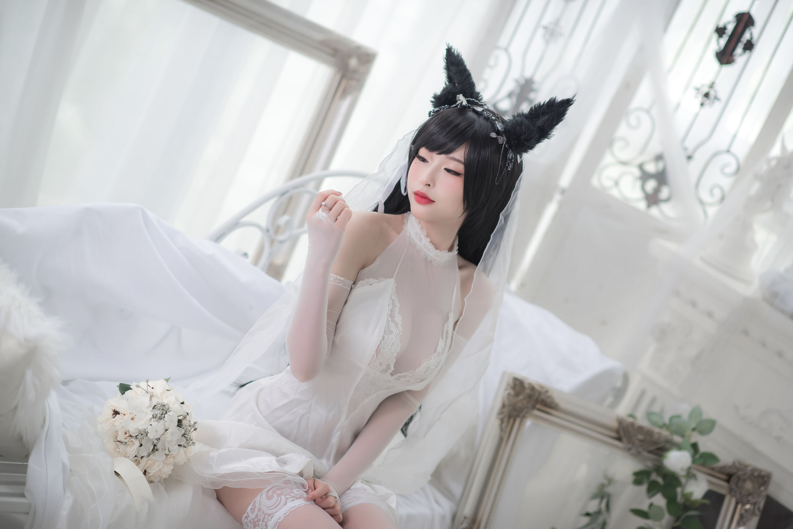 尤物清水由乃 - 爱宕婚纱-图3