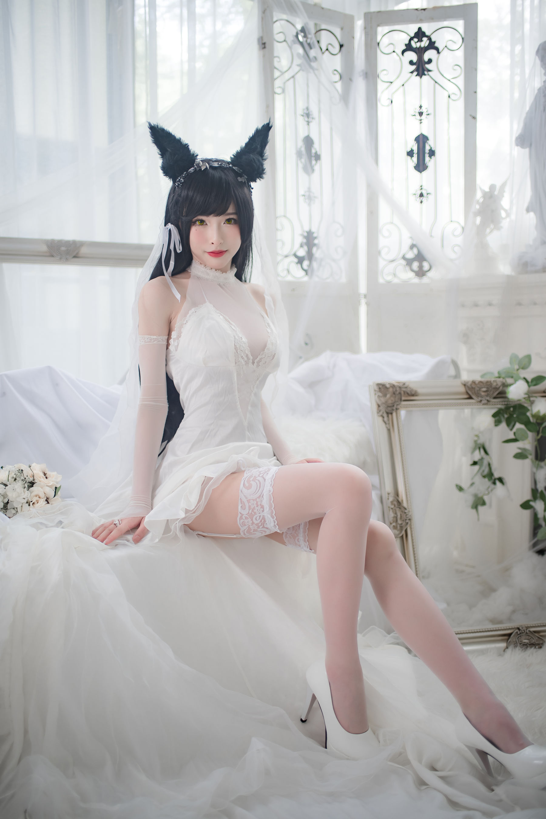 尤物清水由乃 - 爱宕婚纱-图6