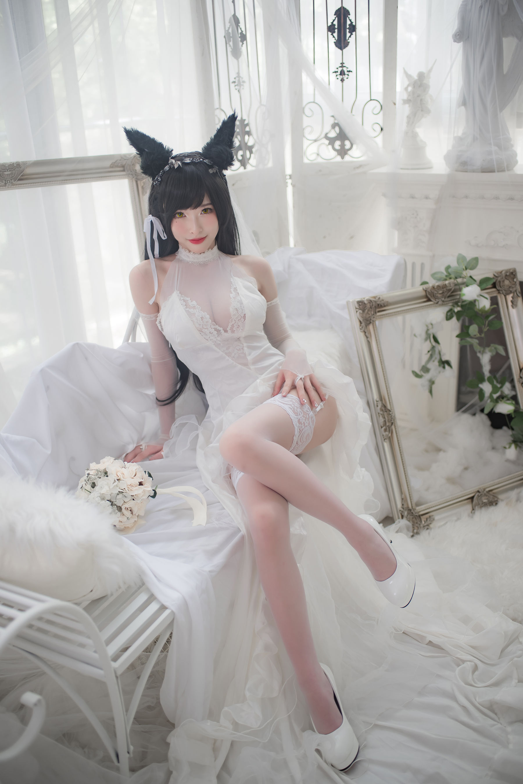 尤物清水由乃 - 爱宕婚纱-图8