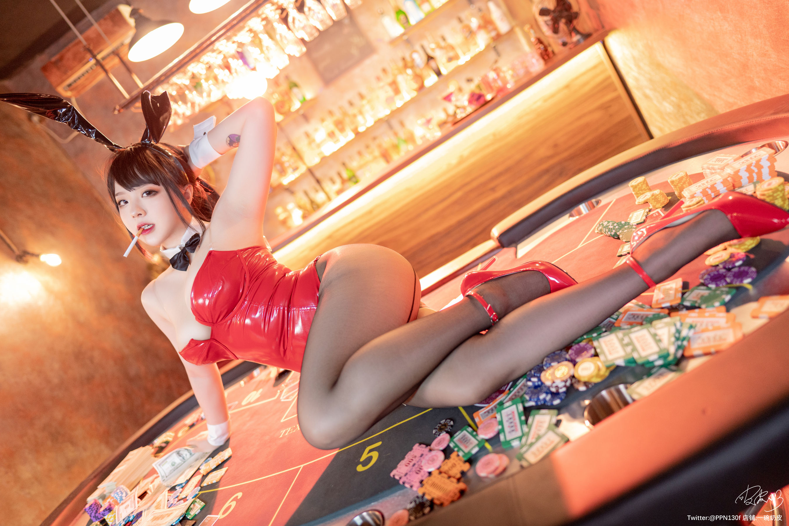 皮皮奶可可爱了啦 - 元旦兔女郎-图27