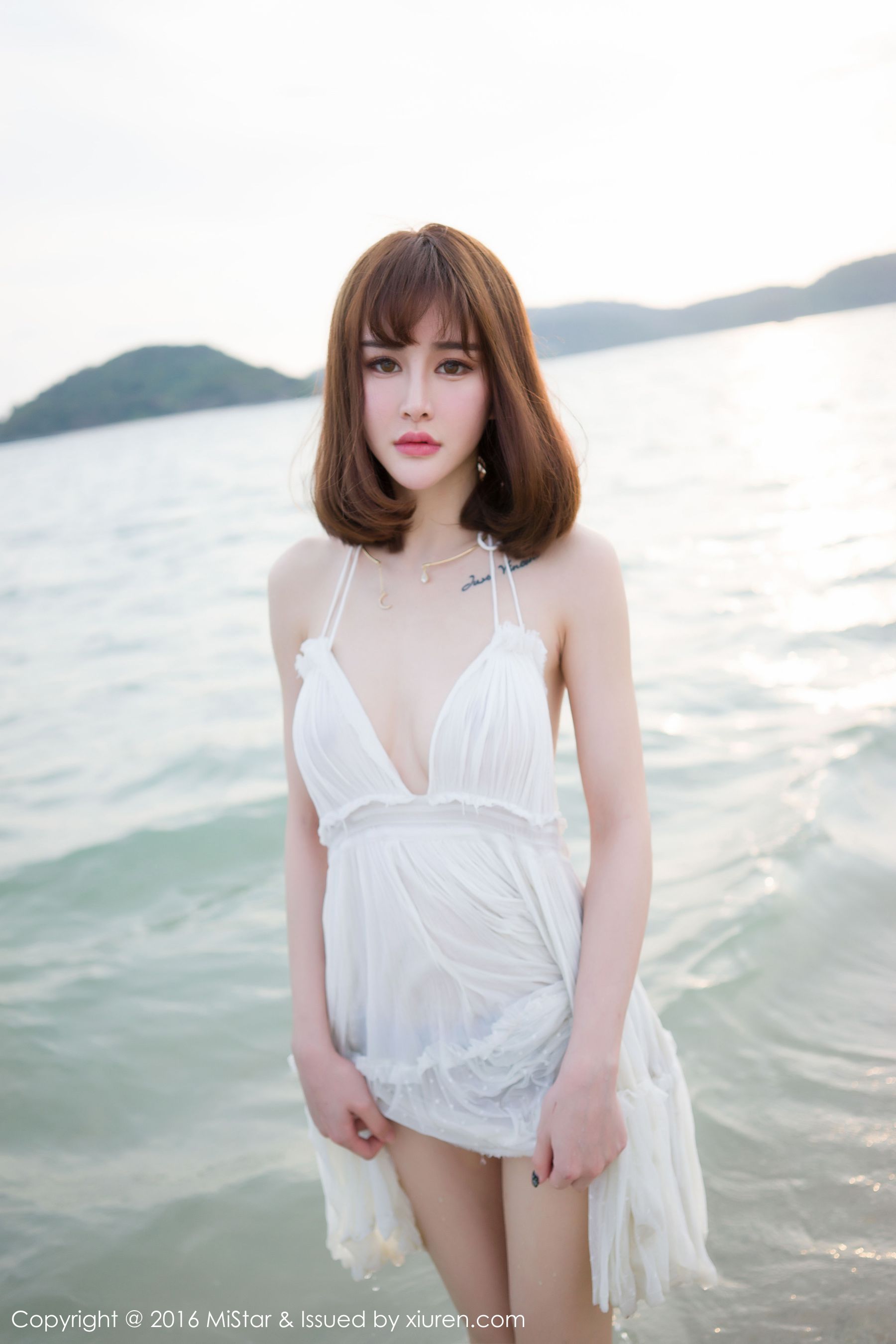 Cheryl青树《海滩湿身+比基尼》  Vol.110-图23