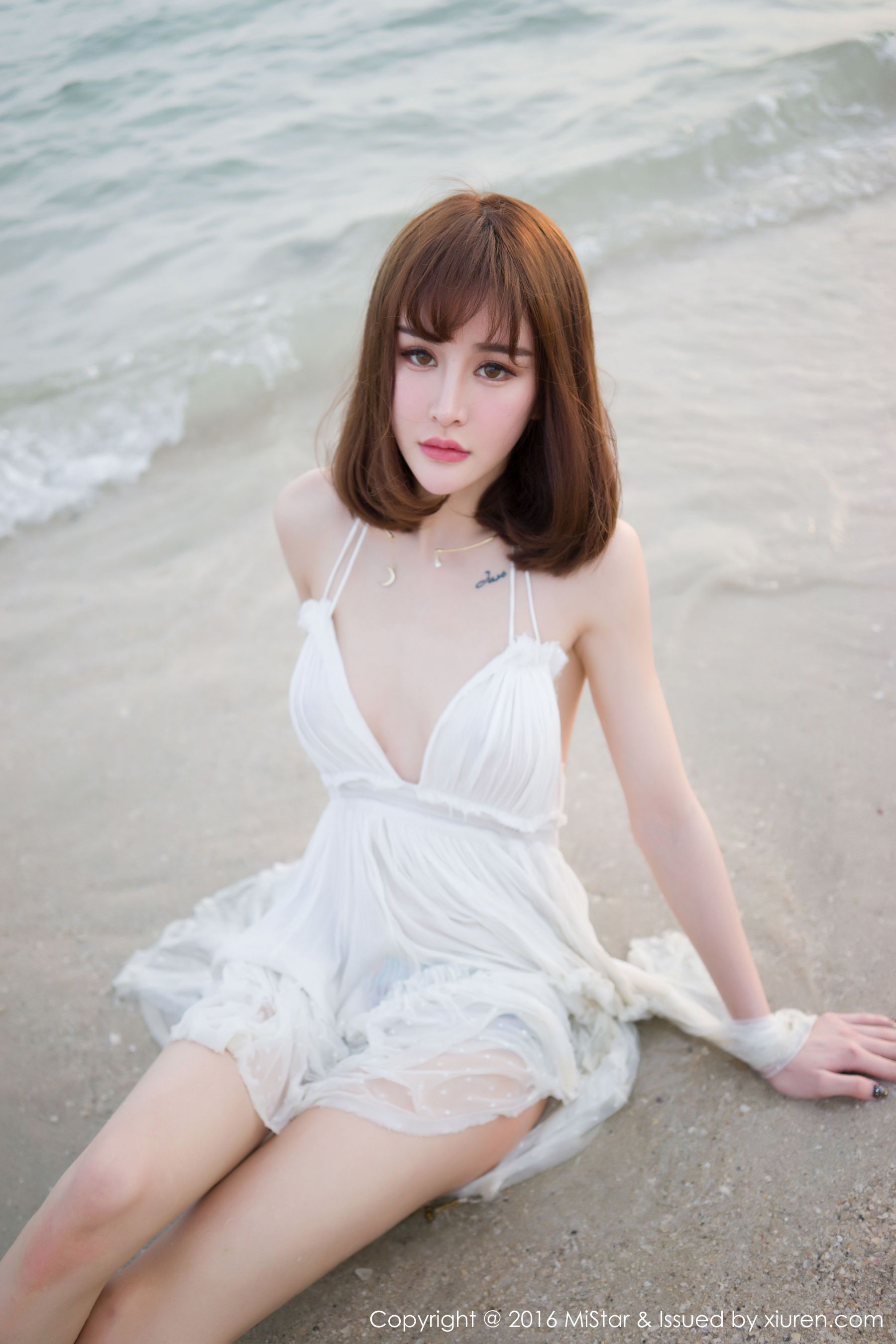 Cheryl青树《海滩湿身+比基尼》  Vol.110-图24