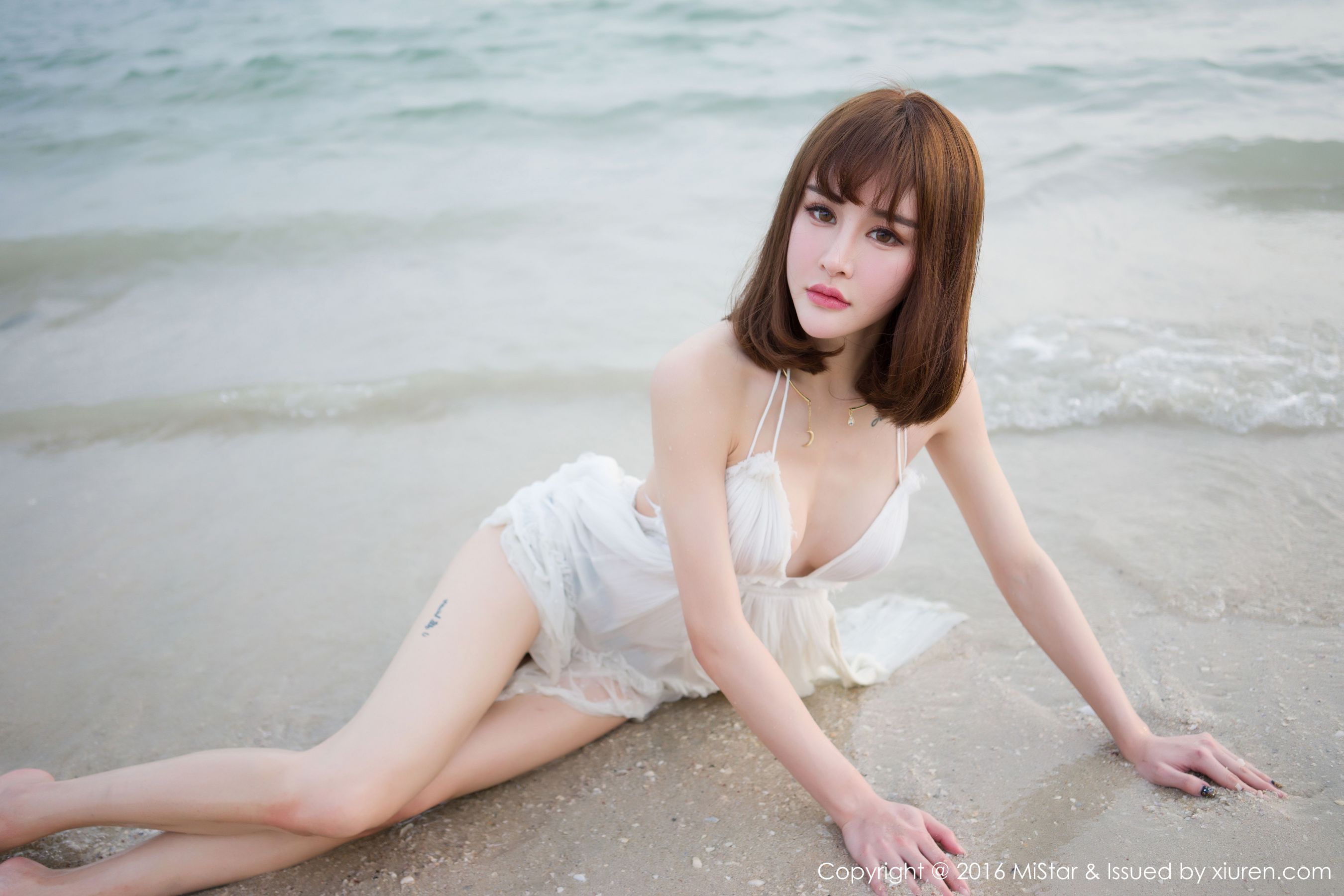 Cheryl青树《海滩湿身+比基尼》  Vol.110-图26