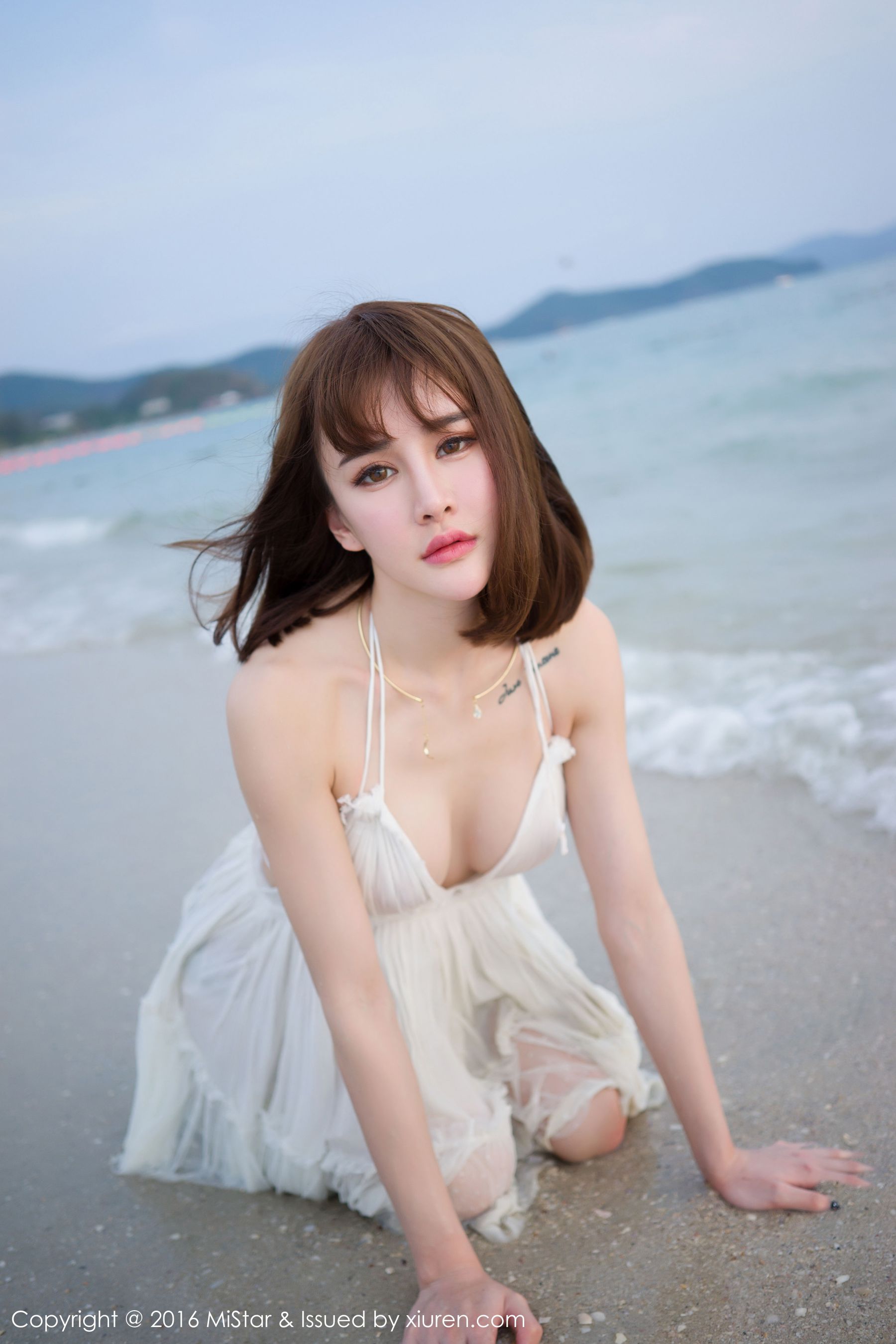 Cheryl青树《海滩湿身+比基尼》  Vol.110-图29