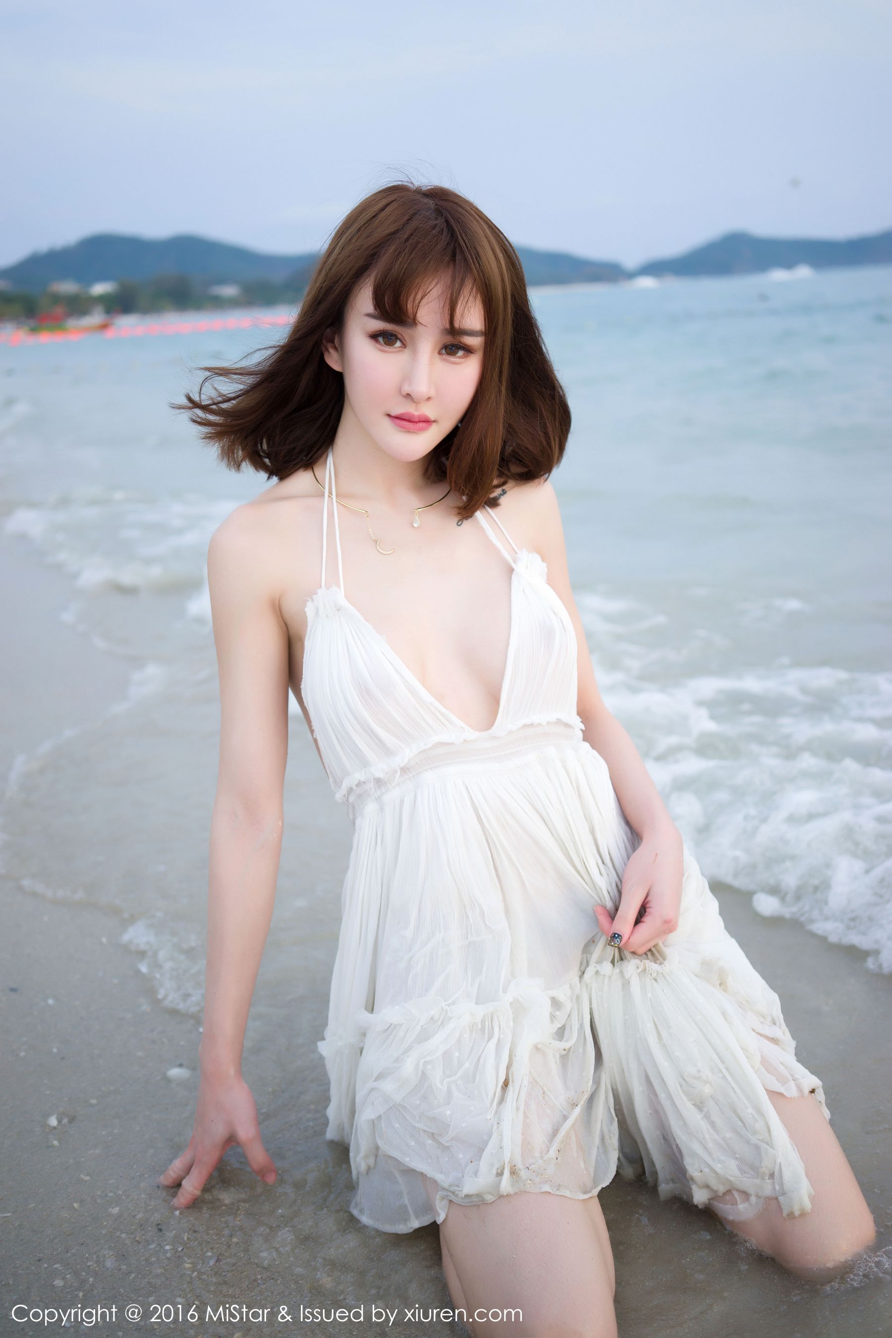 Cheryl青树《海滩湿身+比基尼》  Vol.110-图30