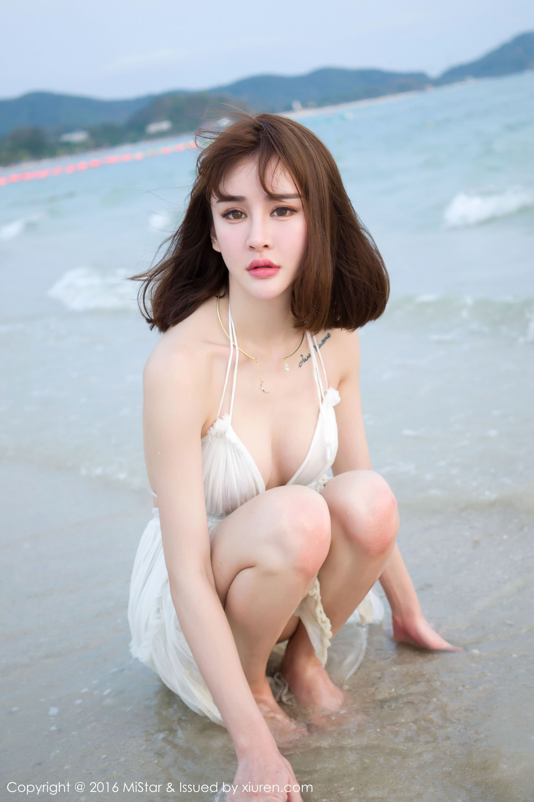 Cheryl青树《海滩湿身+比基尼》  Vol.110-图31