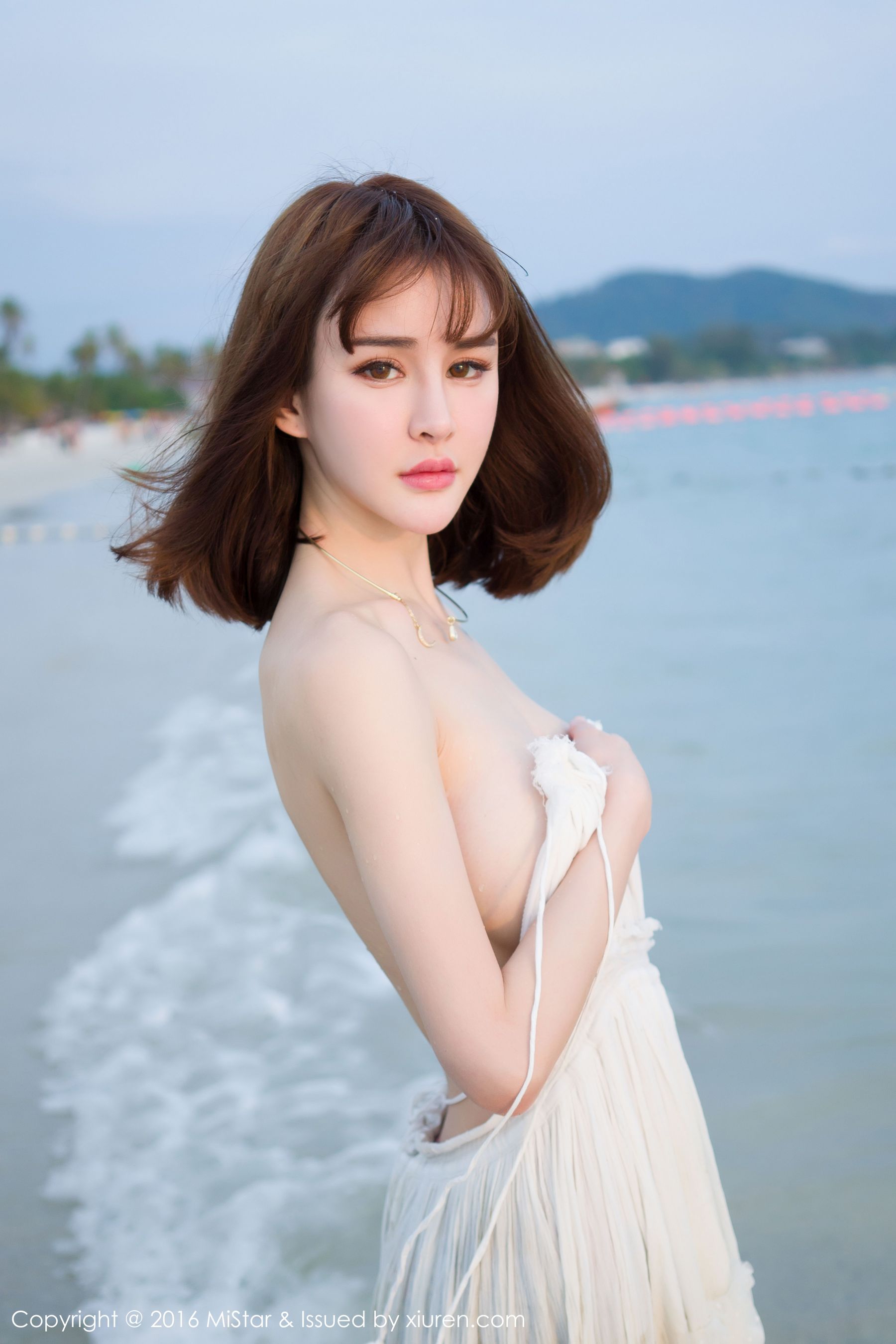 Cheryl青树《海滩湿身+比基尼》  Vol.110-图36