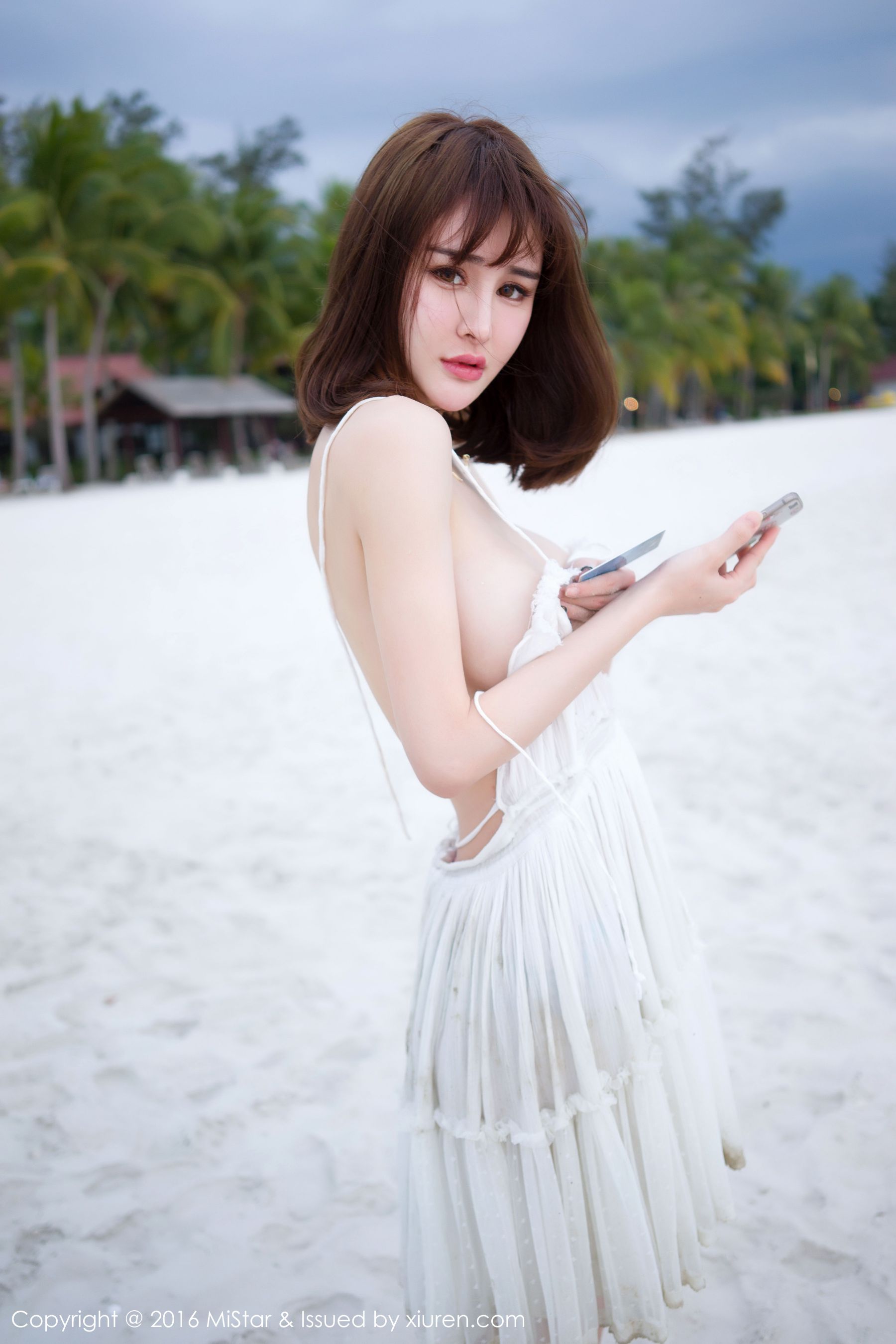 Cheryl青树《海滩湿身+比基尼》  Vol.110-图43