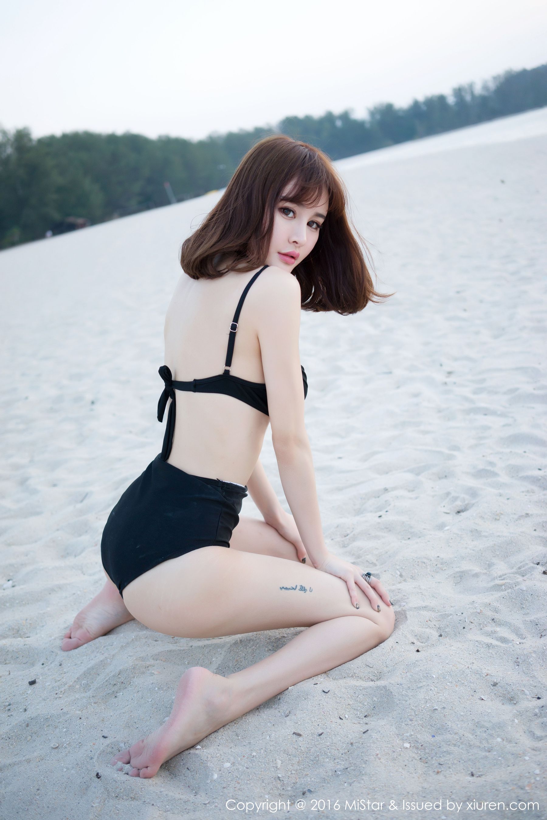 Cheryl青树《海滩湿身+比基尼》  Vol.110-图6