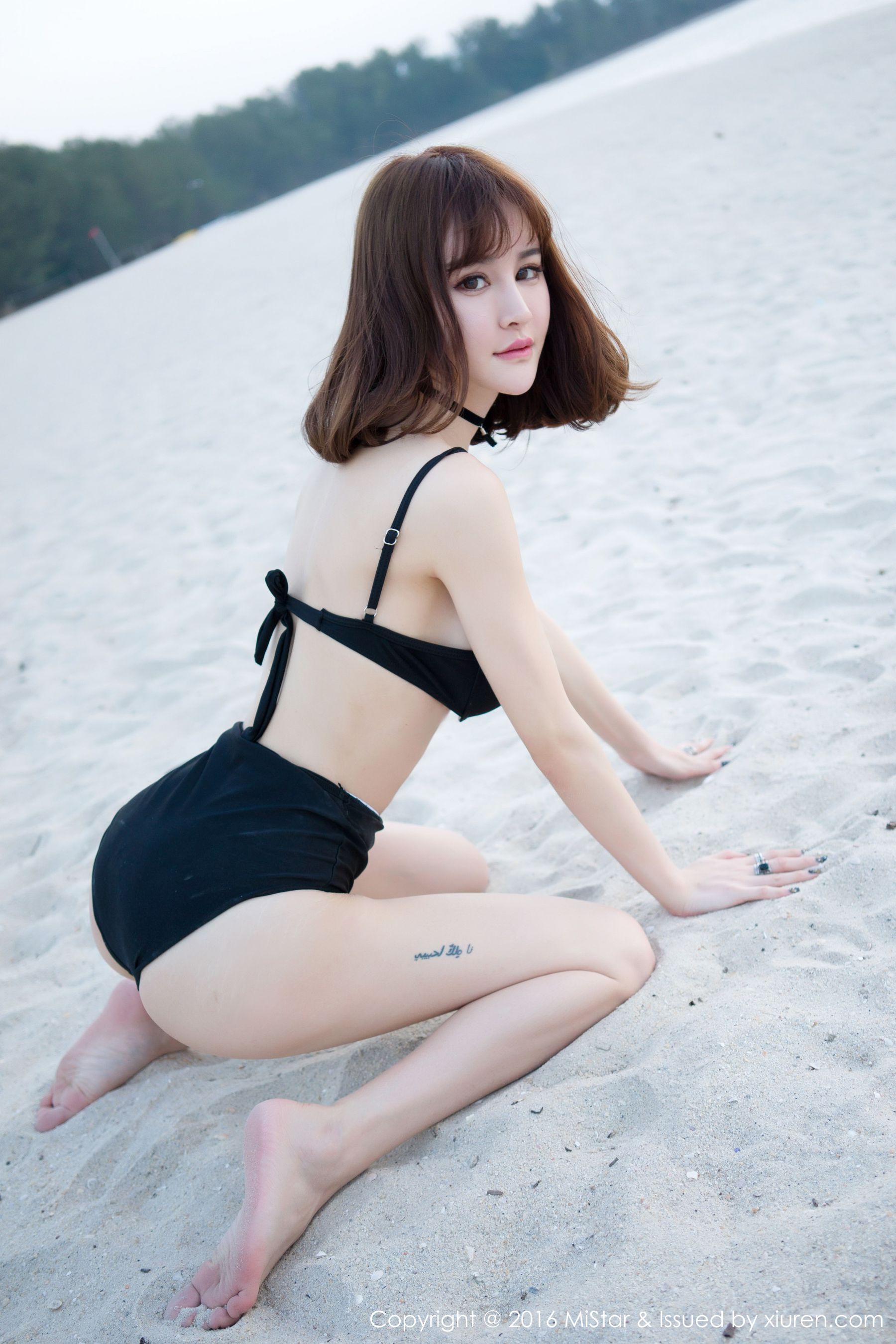 Cheryl青树《海滩湿身+比基尼》  Vol.110-图7