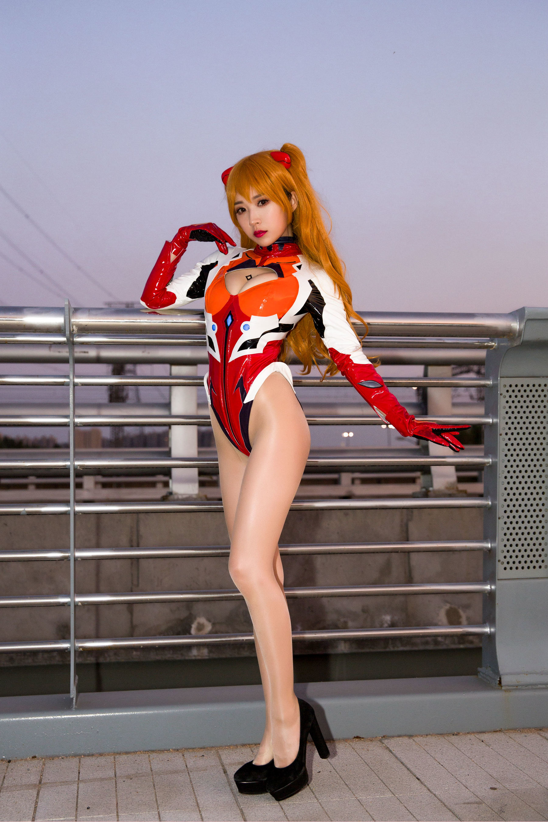 斗鱼主播小女巫露娜 - 明日香油亮款-图9
