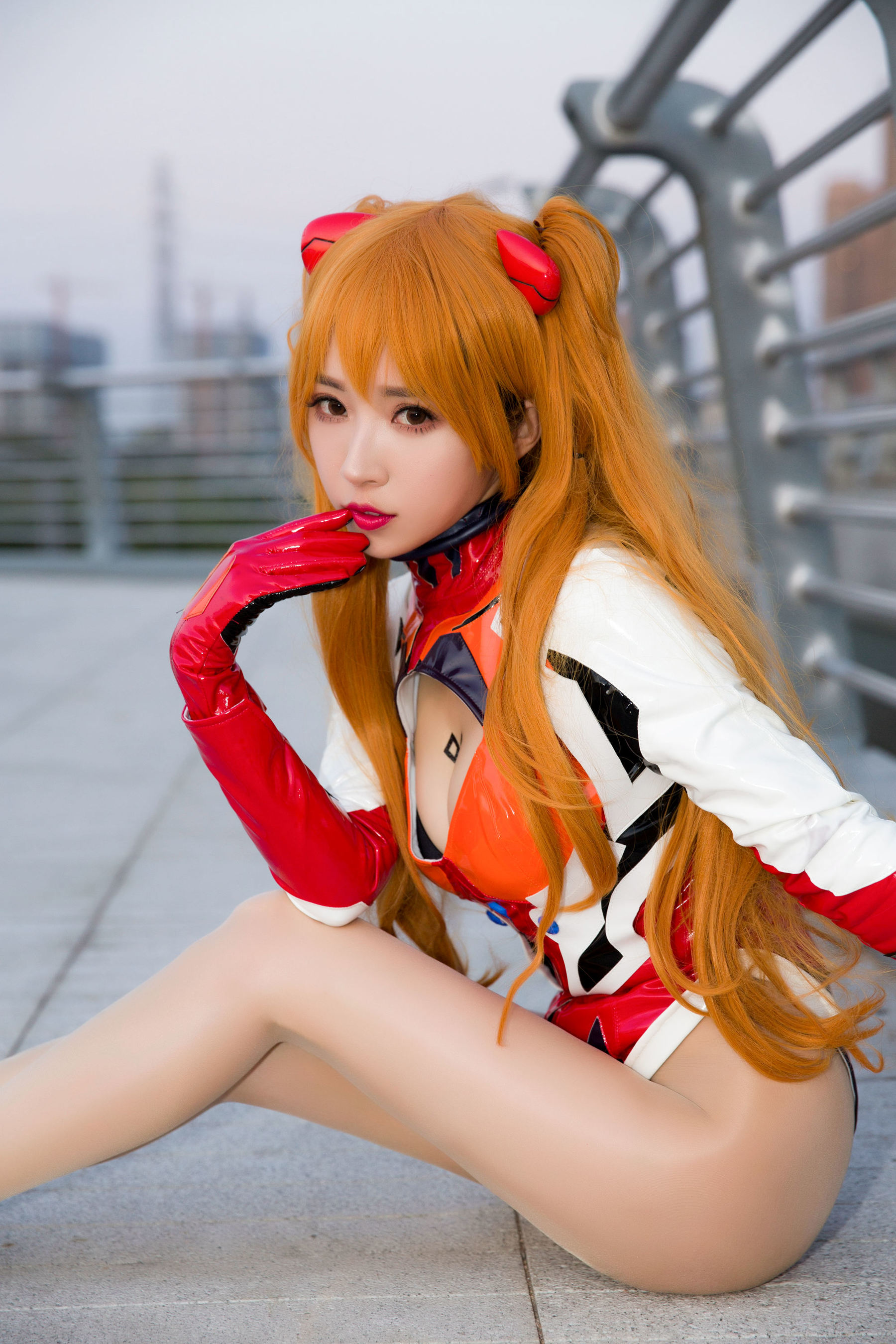 斗鱼主播小女巫露娜 - 明日香油亮款-图18
