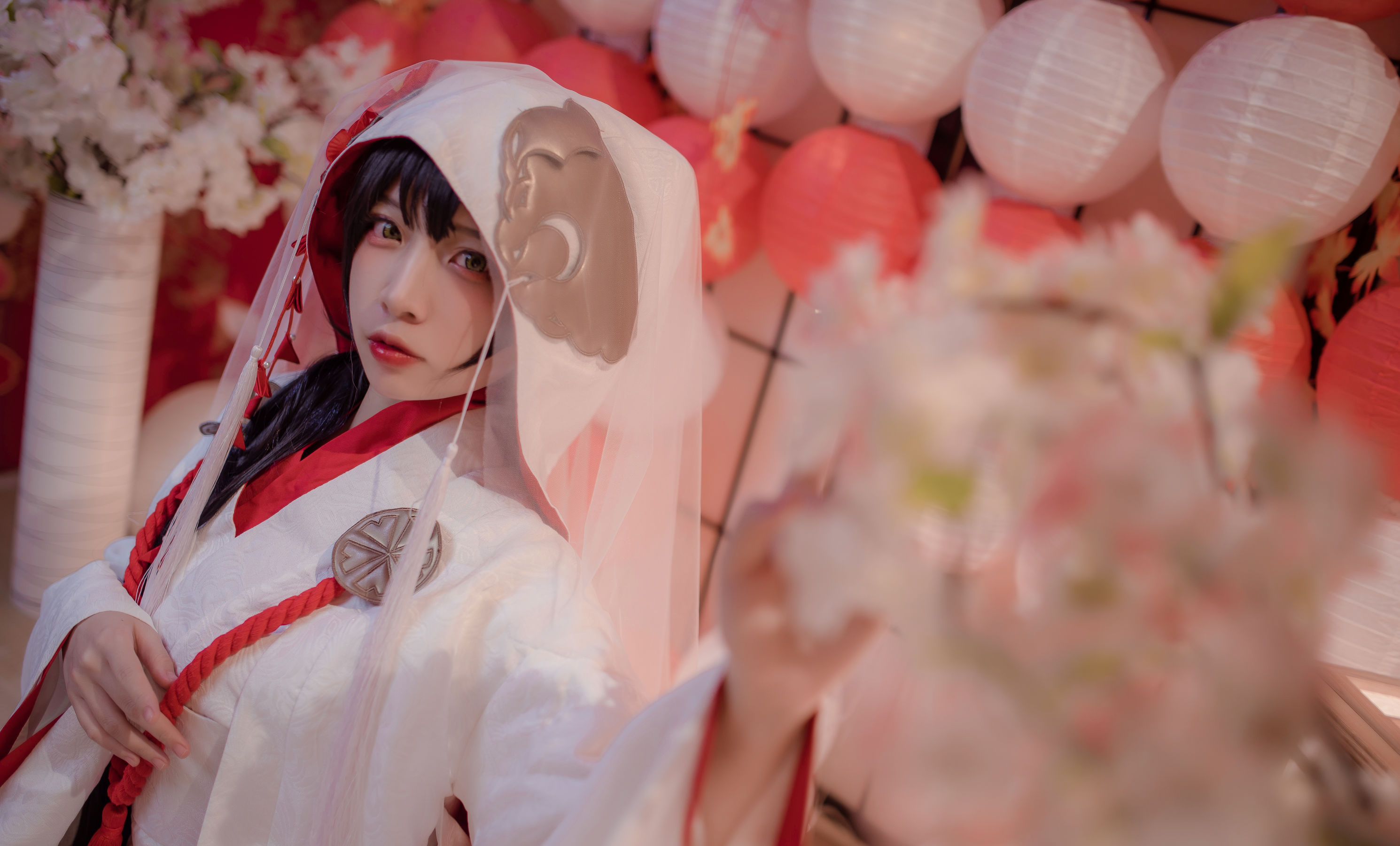 人气Coser二佐Nisa - 花嫁-图2