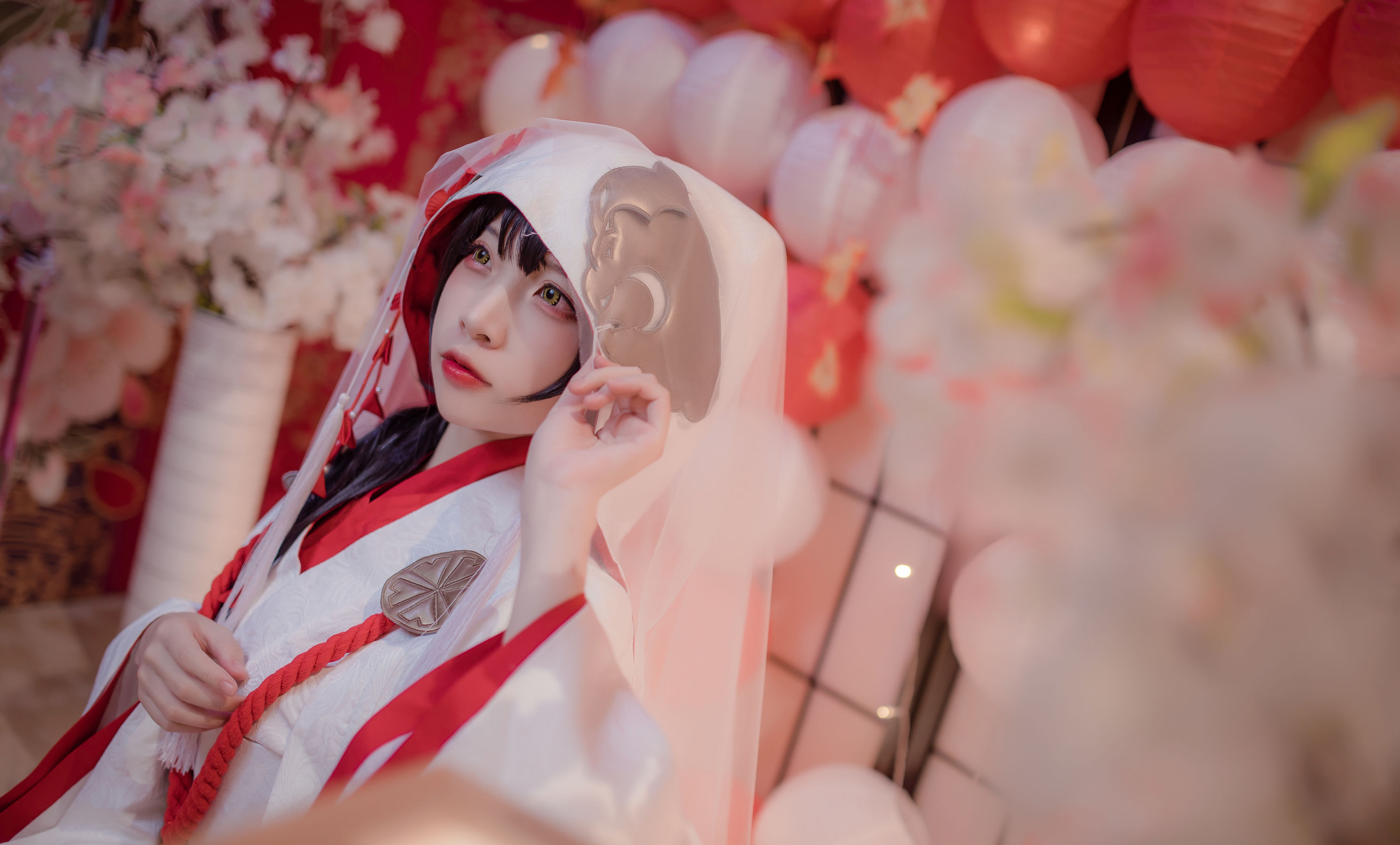 人气Coser二佐Nisa - 花嫁-图3