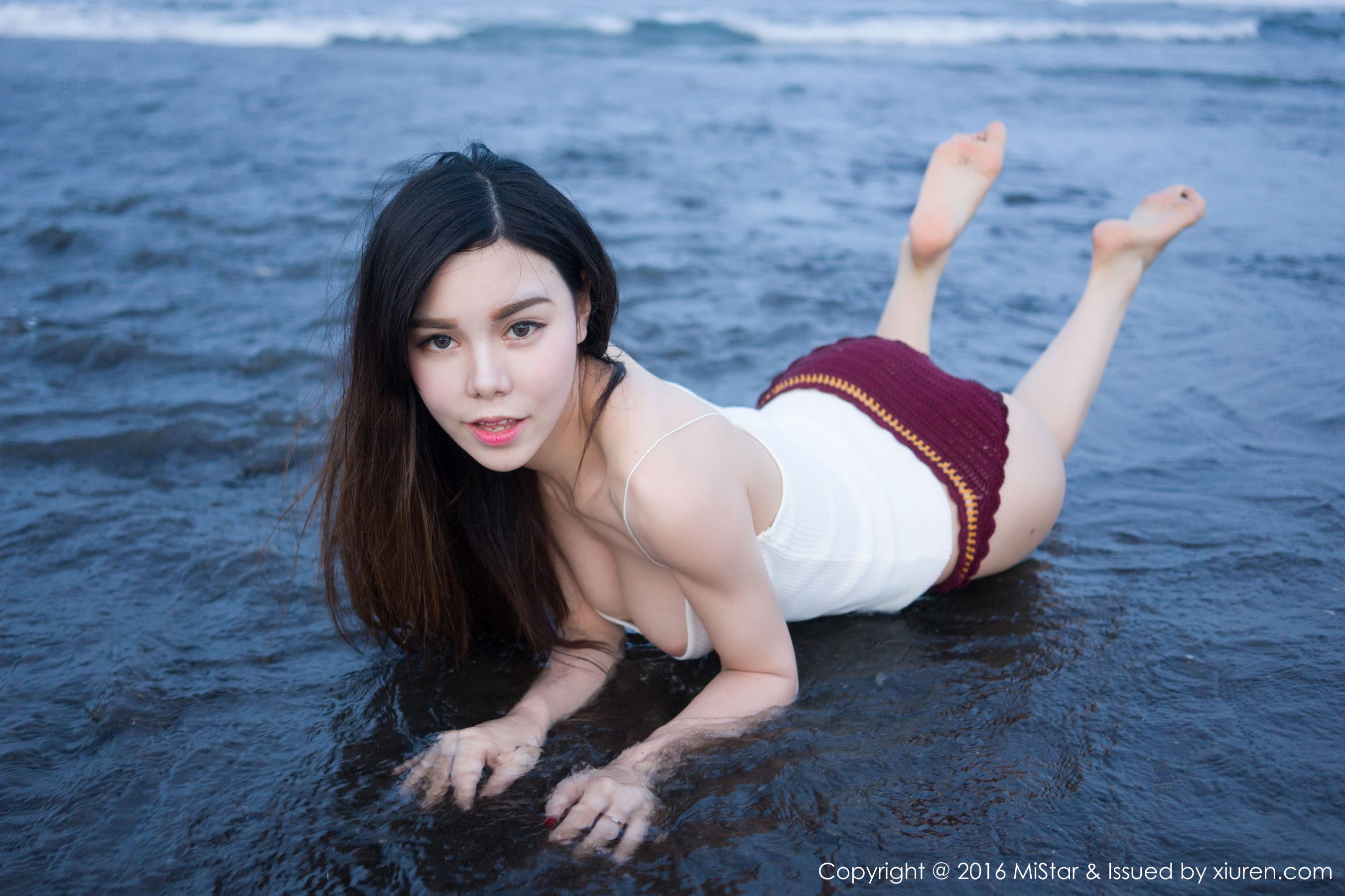 沈佳熹《海边小背心+比基尼》  Vol.125-图30
