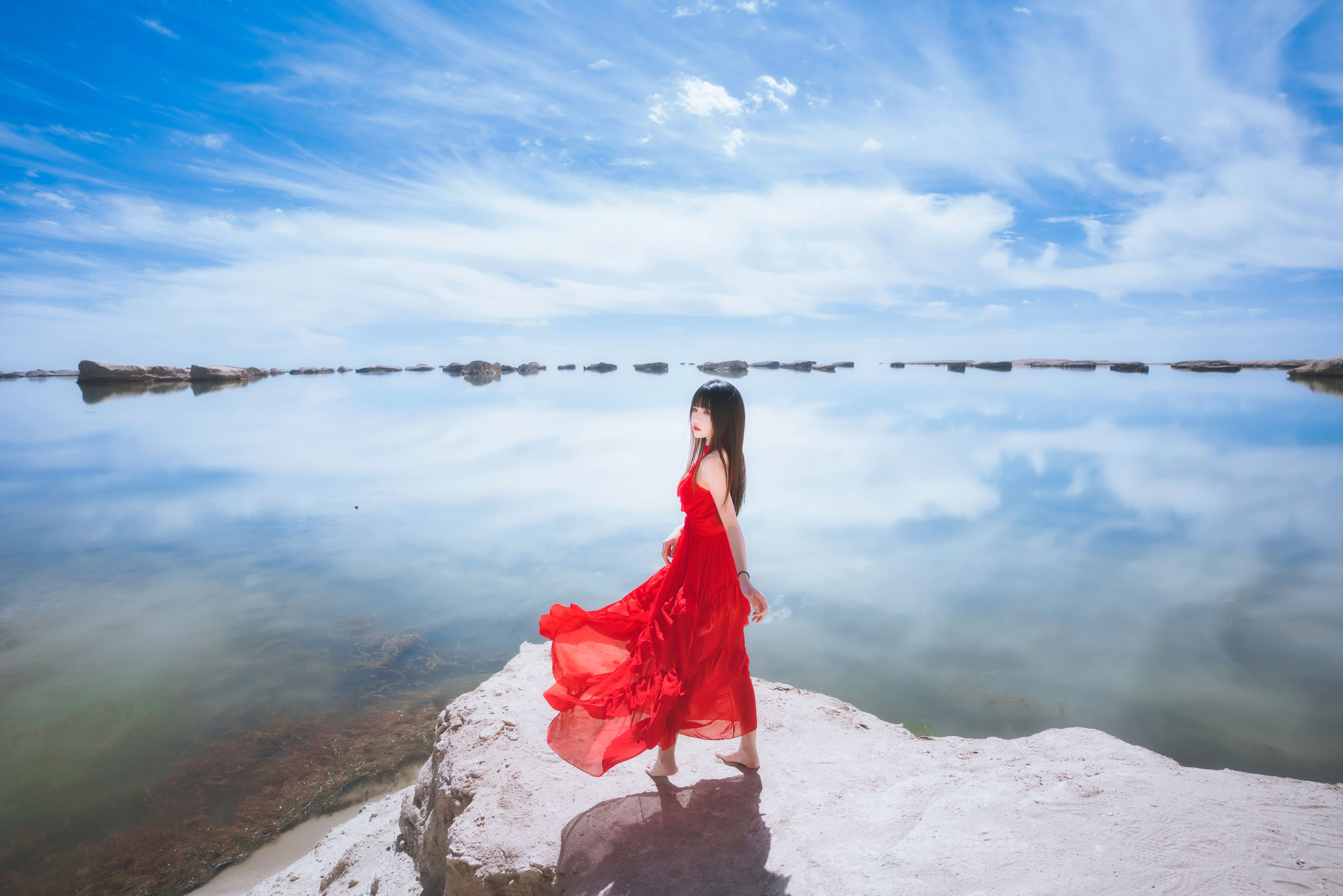 VOL.372 海边红裙-图19