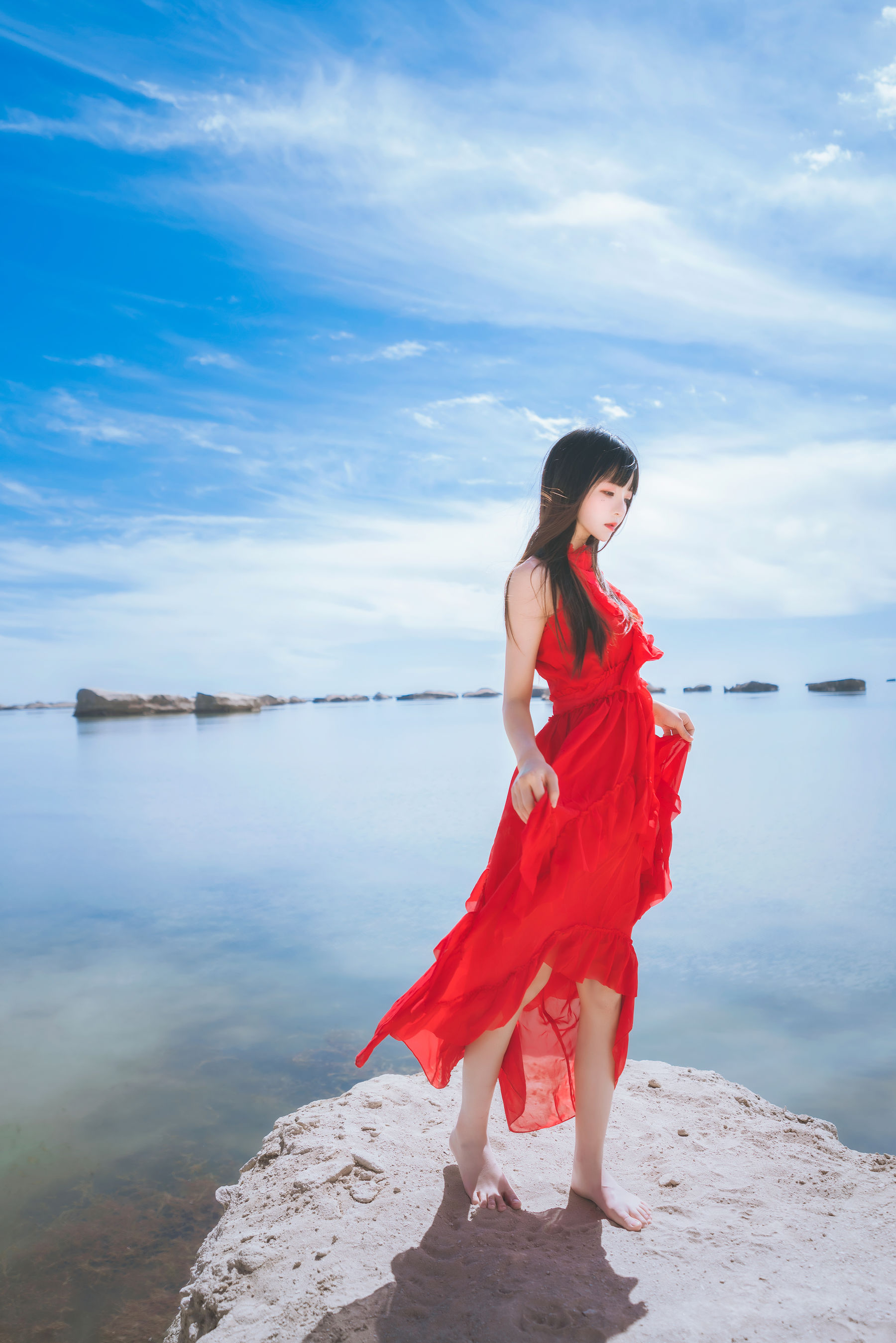 VOL.372 海边红裙-图24