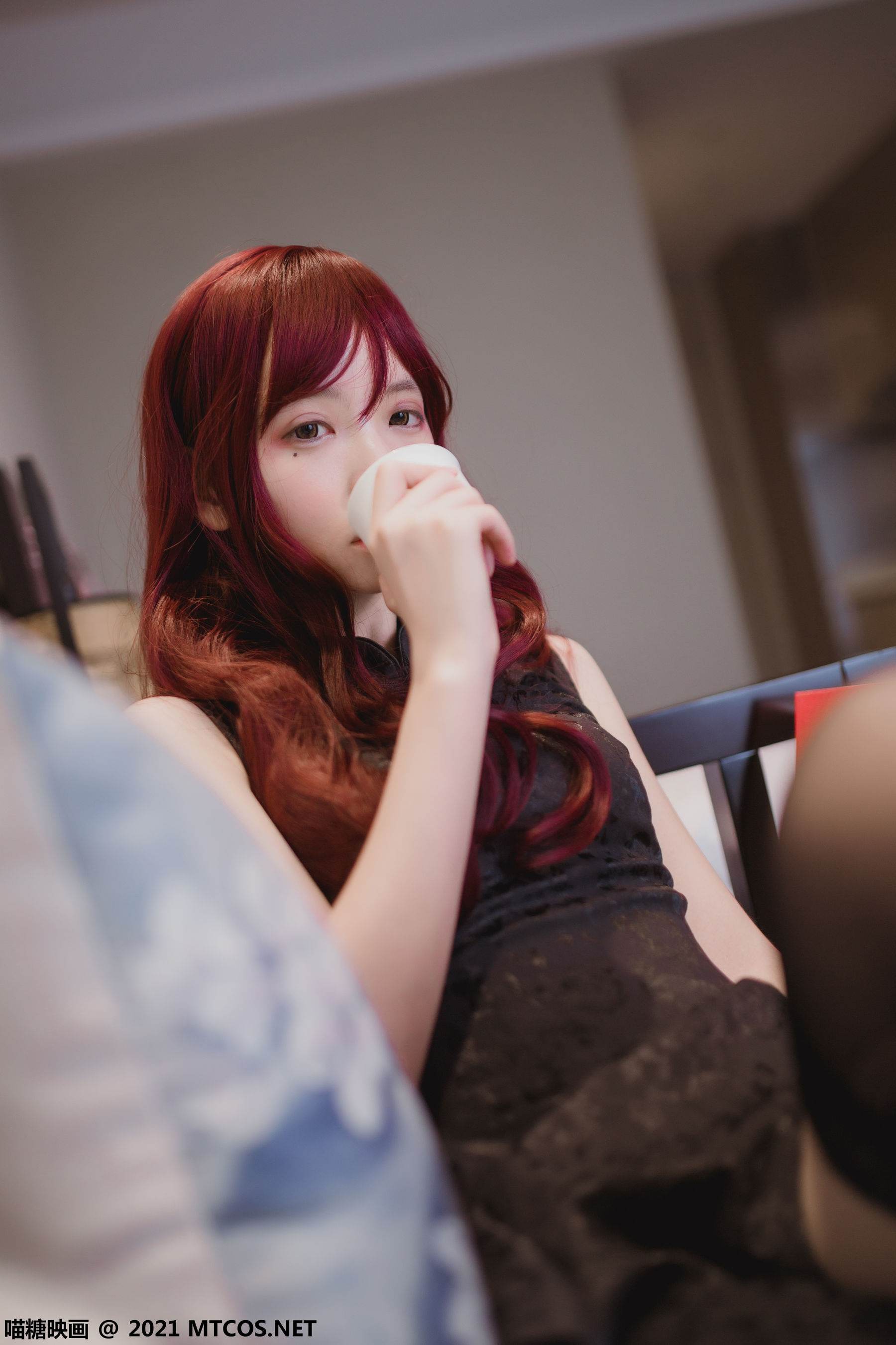 VOL.385 黑色旗袍-图0