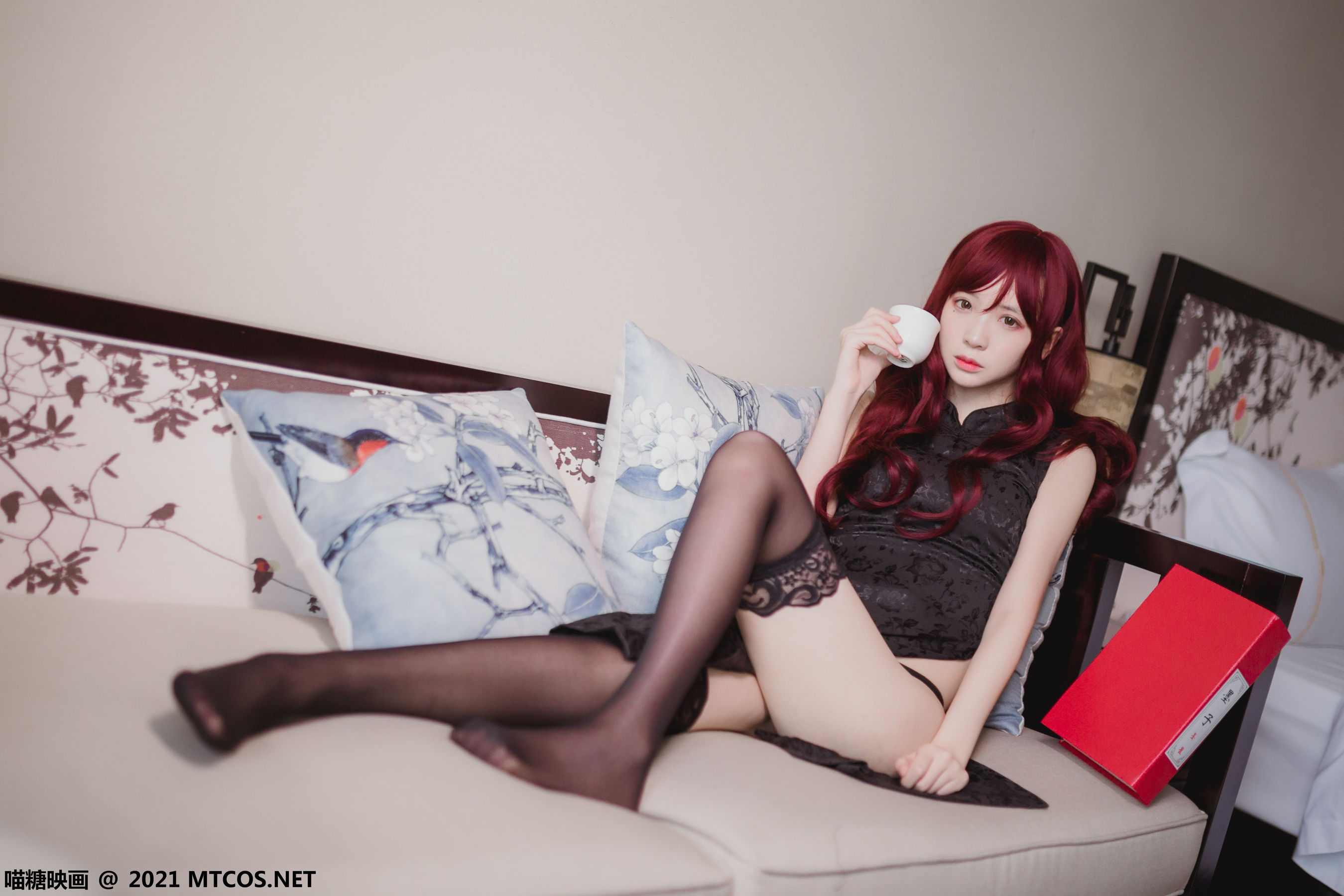 VOL.385 黑色旗袍-图12