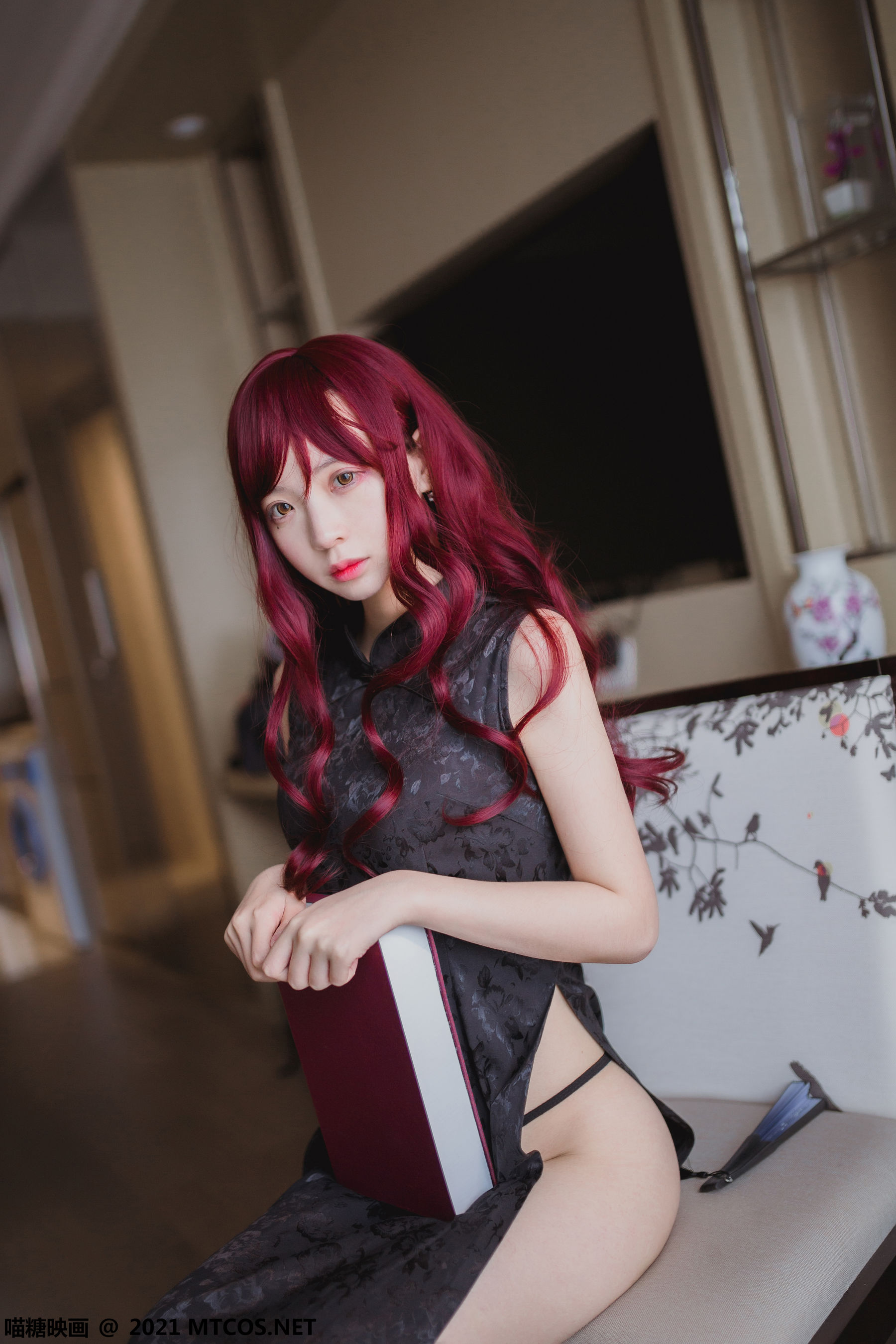 VOL.385 黑色旗袍-图14