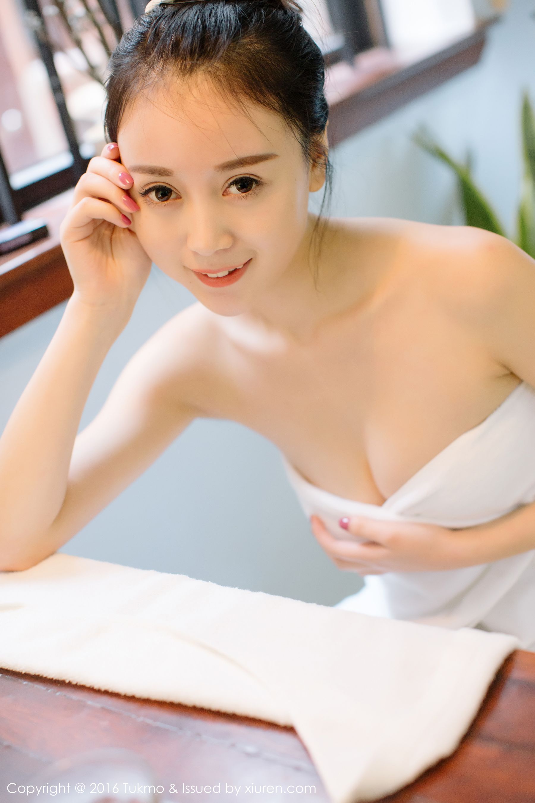 赵小米Kitty《居家吊带泳装+浴巾系列》  Vol.091-图31