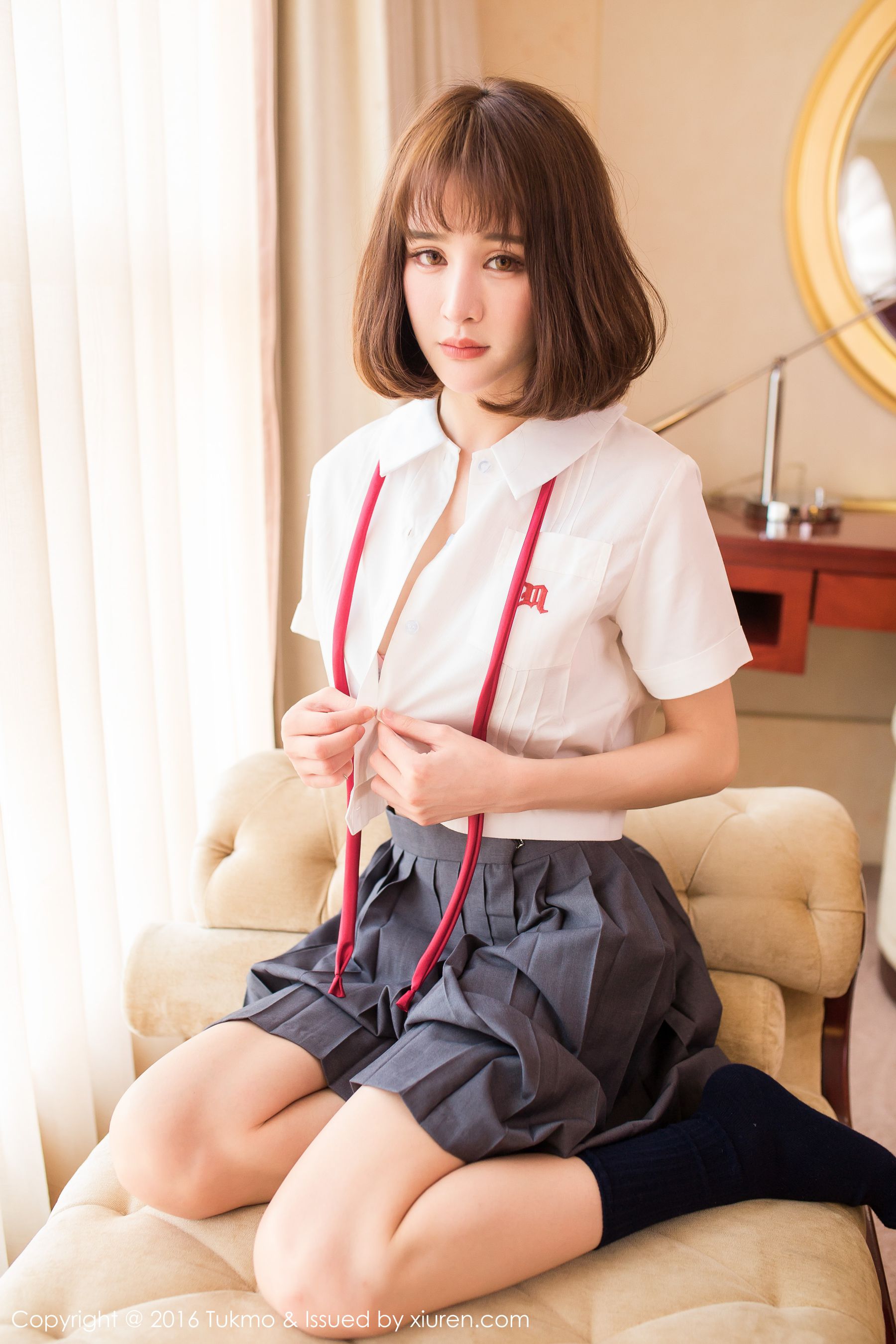 Cheryl青树《学生制服系列》  Vol.093-图3