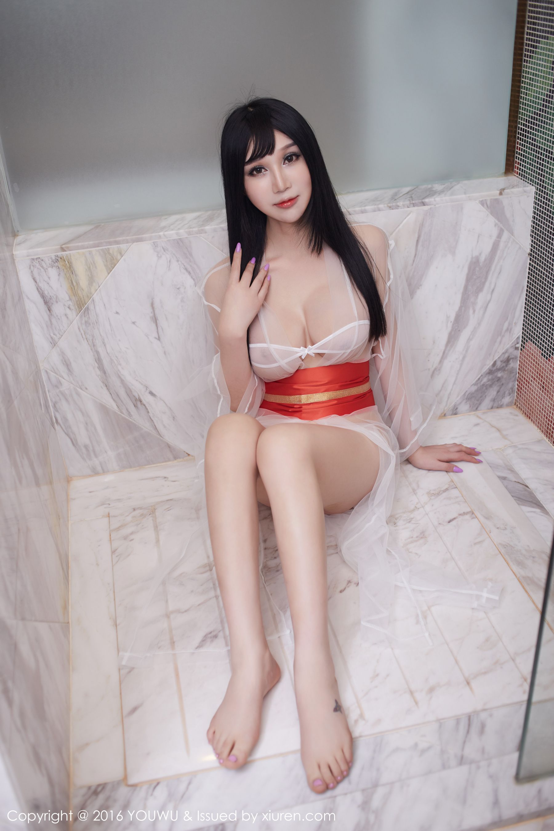李宓儿《情趣性感内衣+透视薄纱》  Vol.003-图5