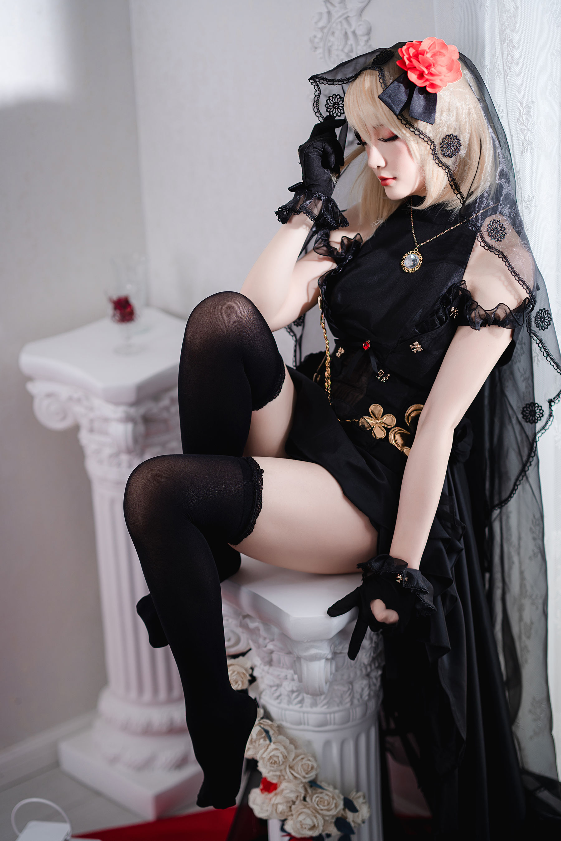 Coser小姐姐星之迟迟 - 情人节 Z23-图26