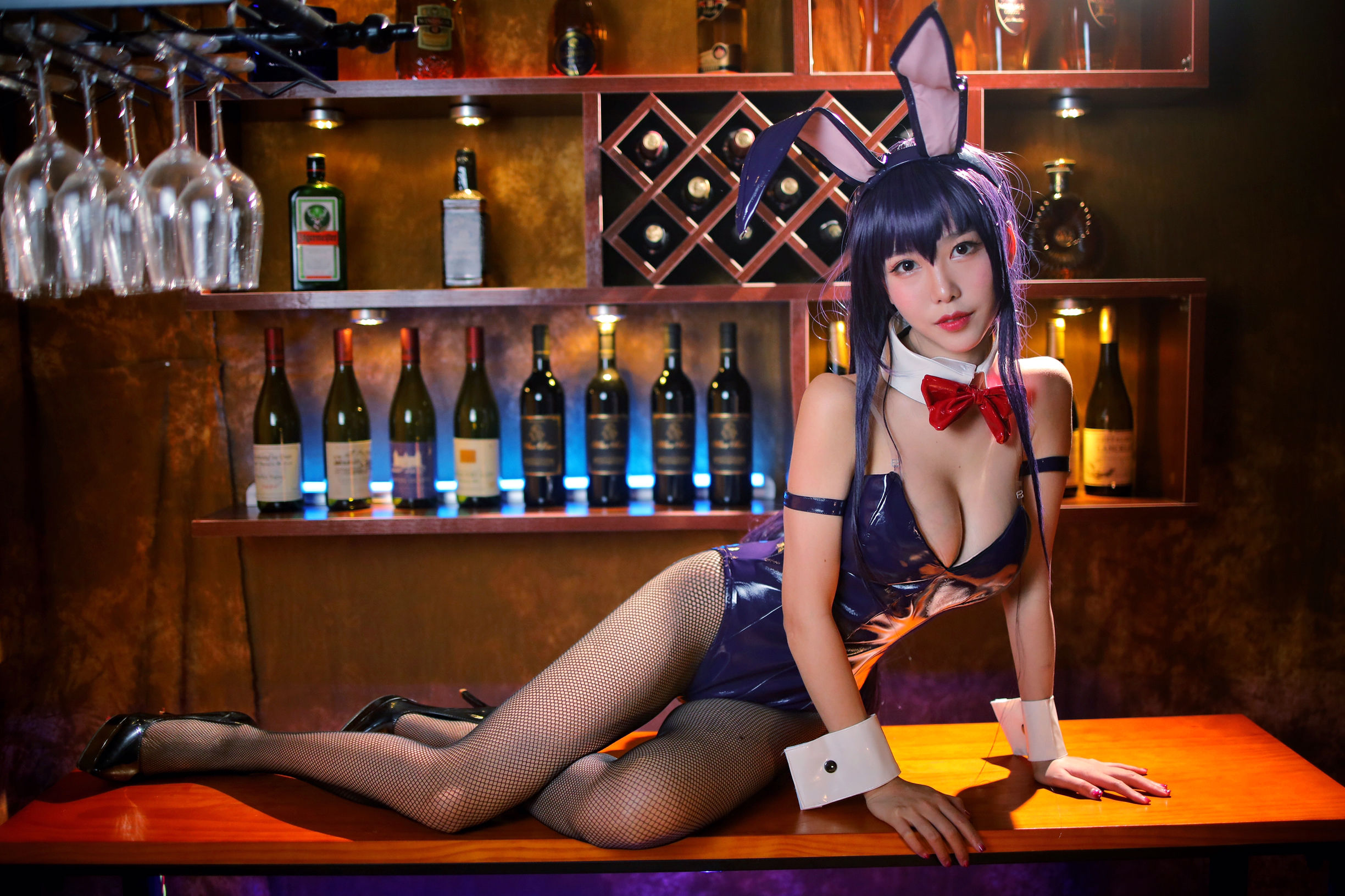 抖娘-利世 - 霞之丘诗羽 兔女郎-图13