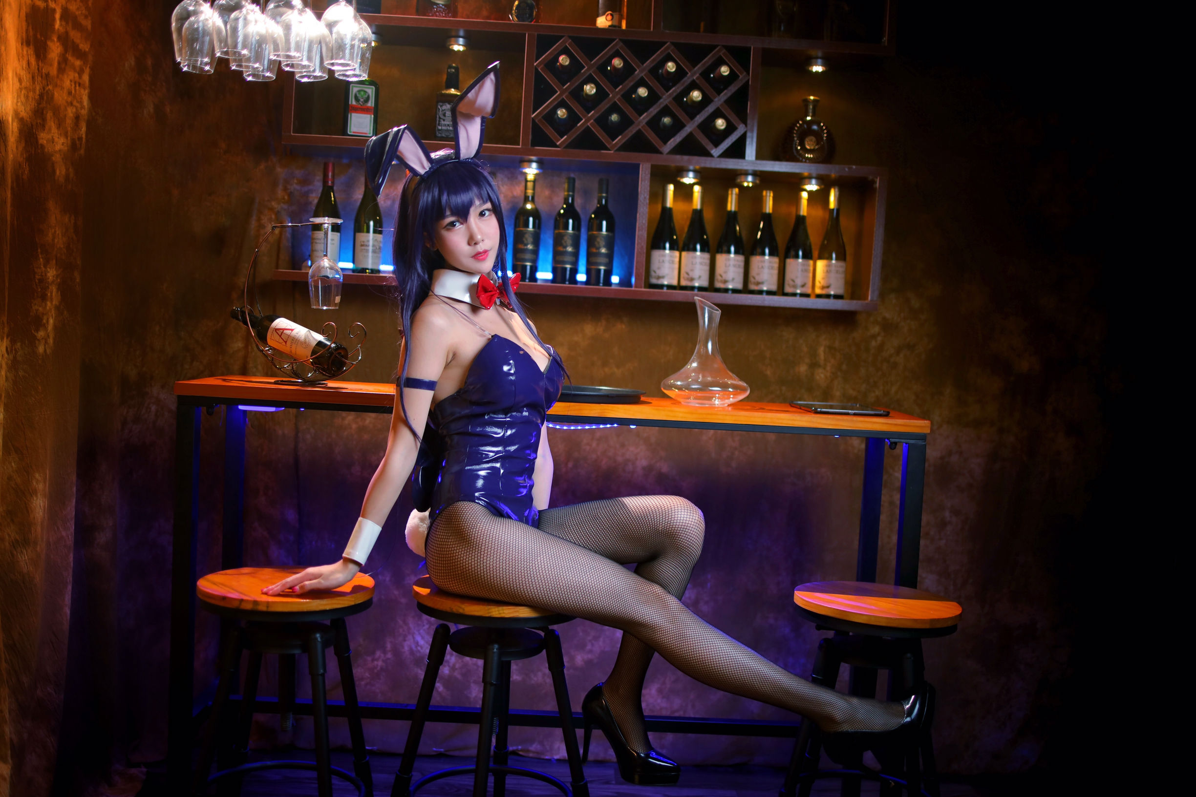 抖娘-利世 - 霞之丘诗羽 兔女郎-图17