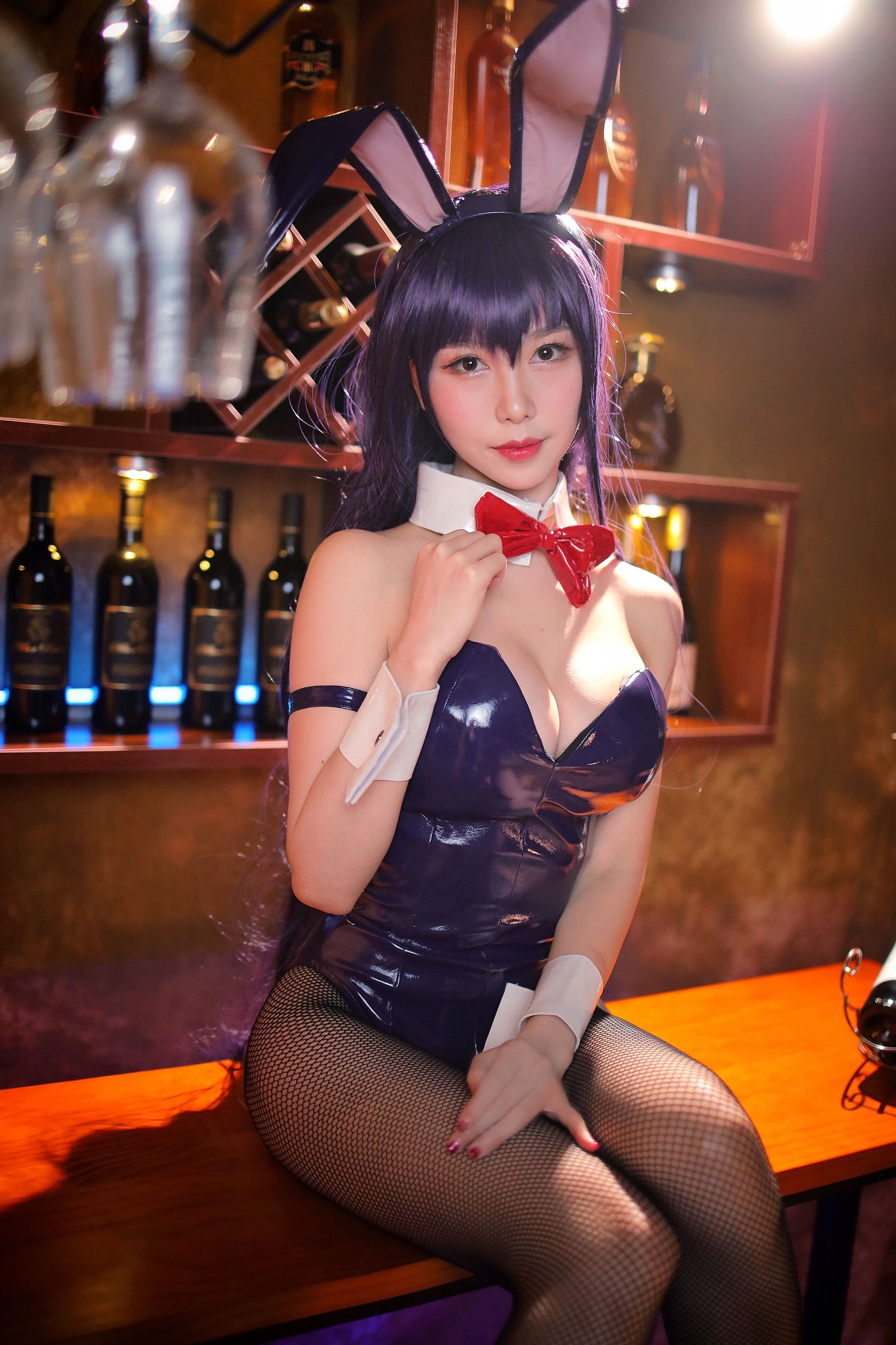 抖娘-利世 - 霞之丘诗羽 兔女郎-图22