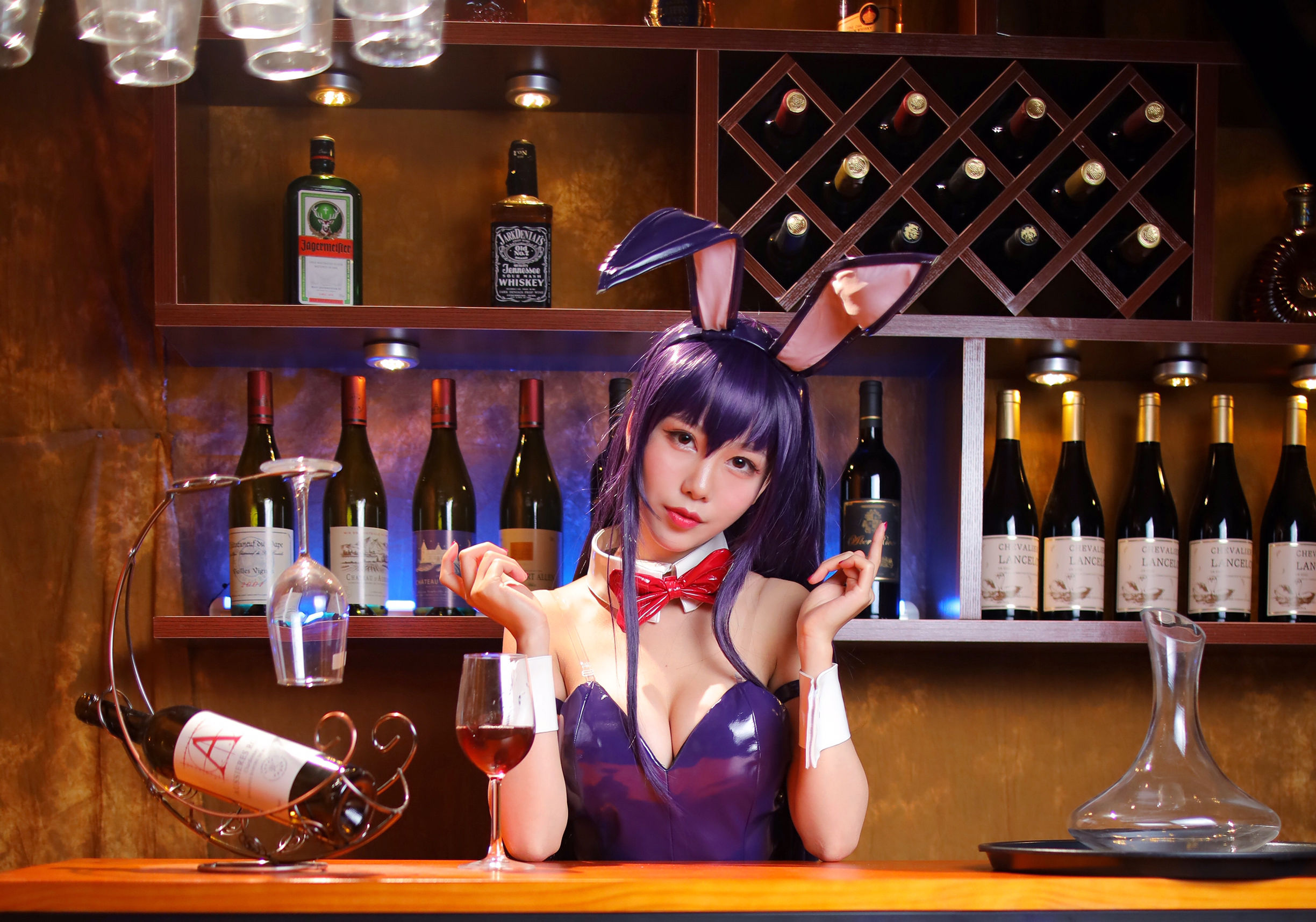 抖娘-利世 - 霞之丘诗羽 兔女郎-图25