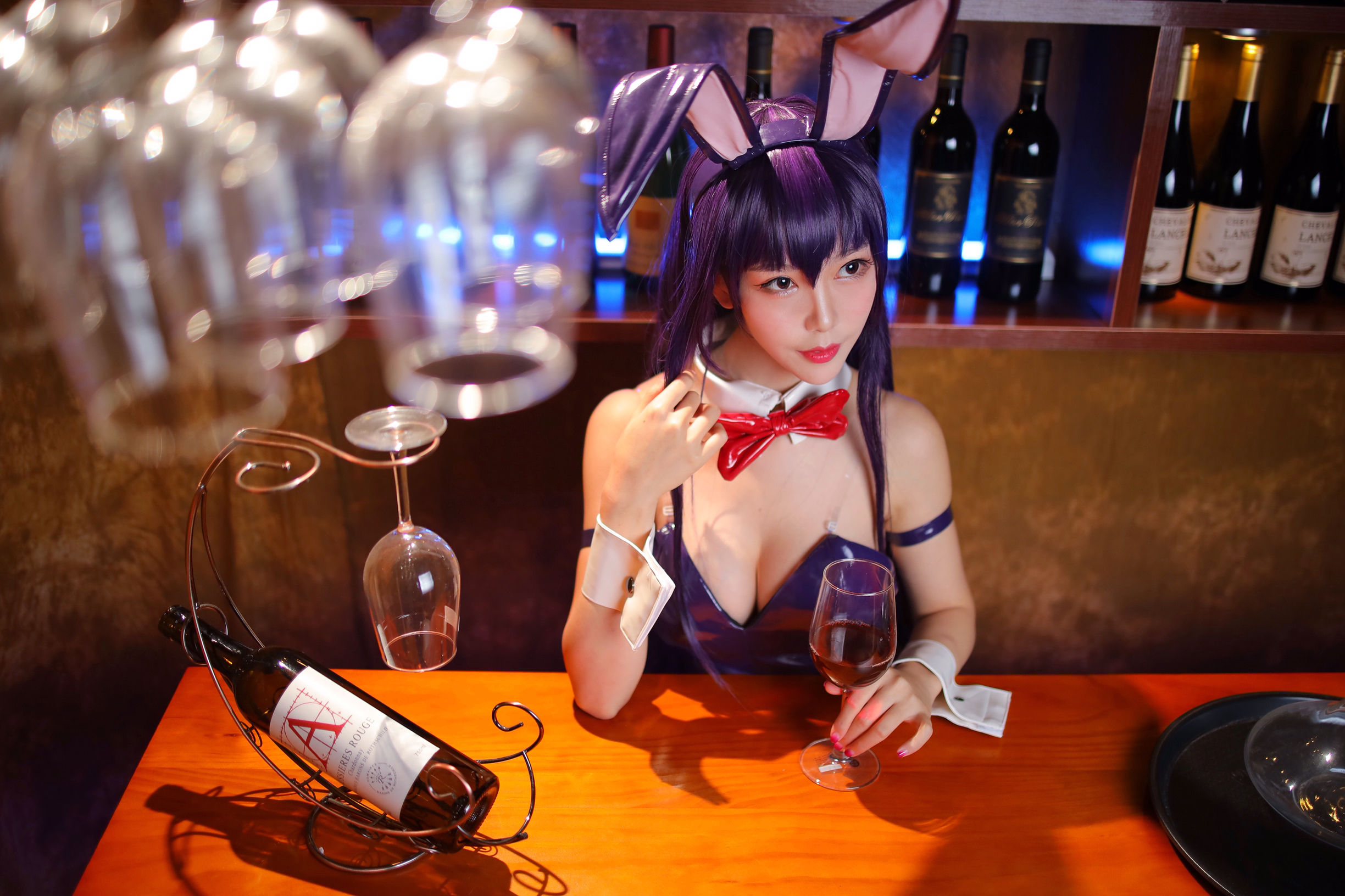 抖娘-利世 - 霞之丘诗羽 兔女郎-图32