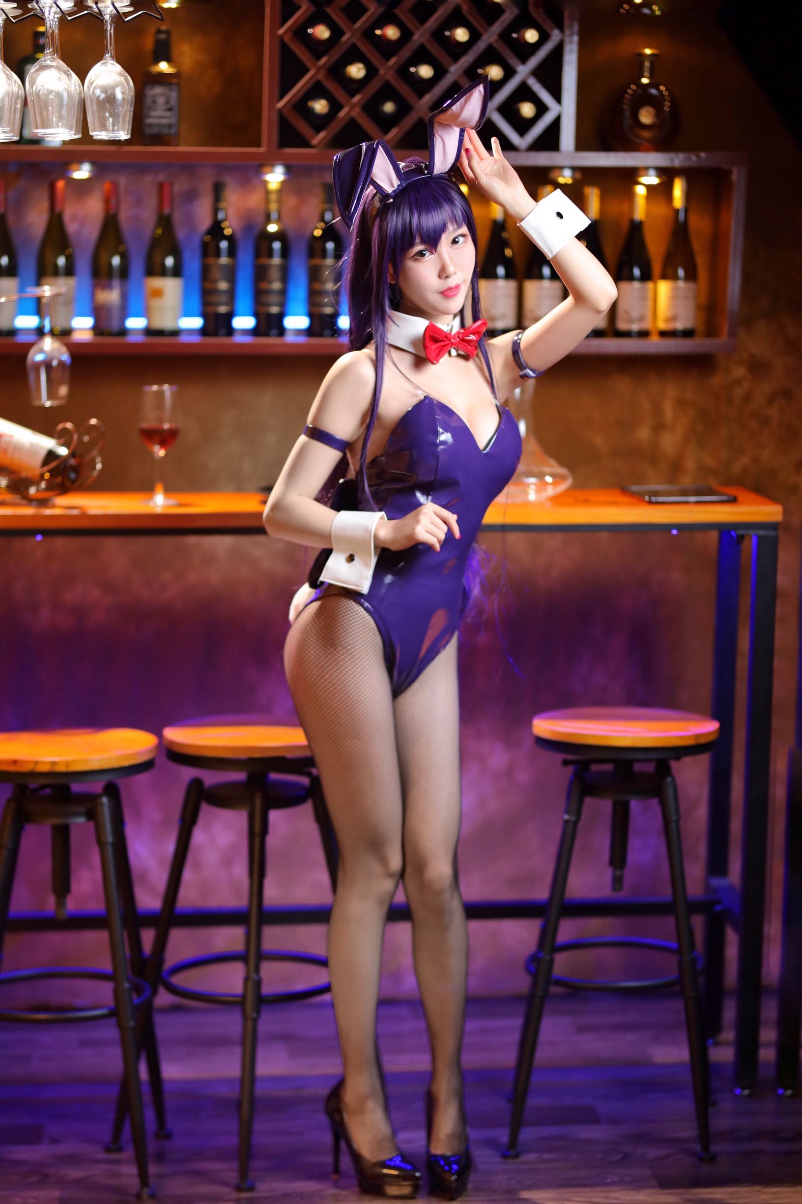 抖娘-利世 - 霞之丘诗羽 兔女郎-图39