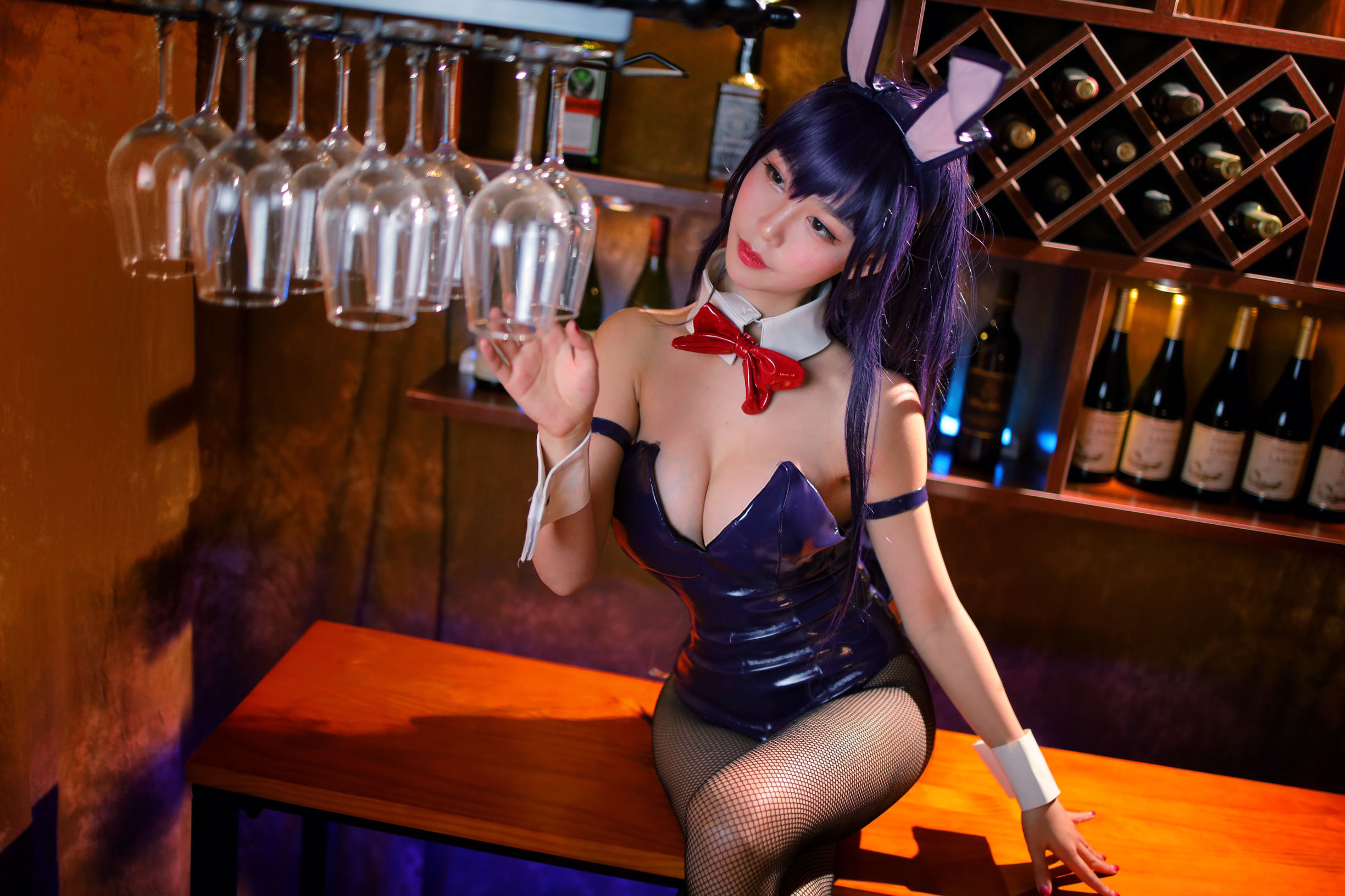 抖娘-利世 - 霞之丘诗羽 兔女郎-图6