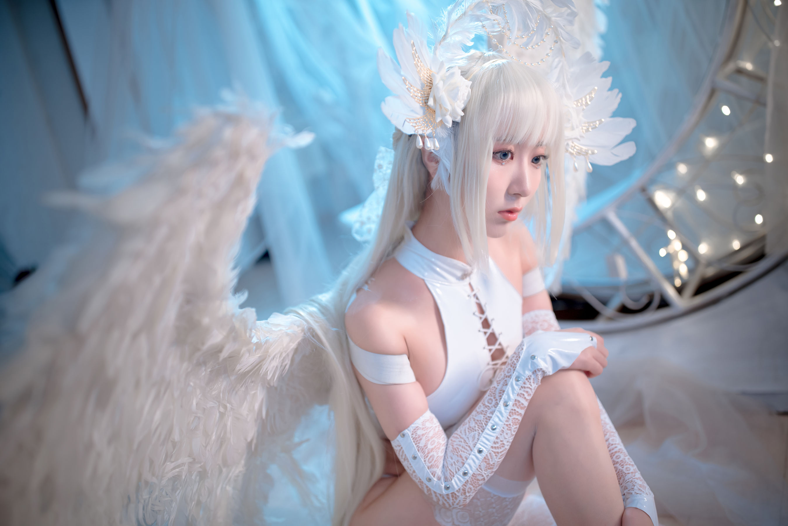 人气Coser黑川 - 天使-图11