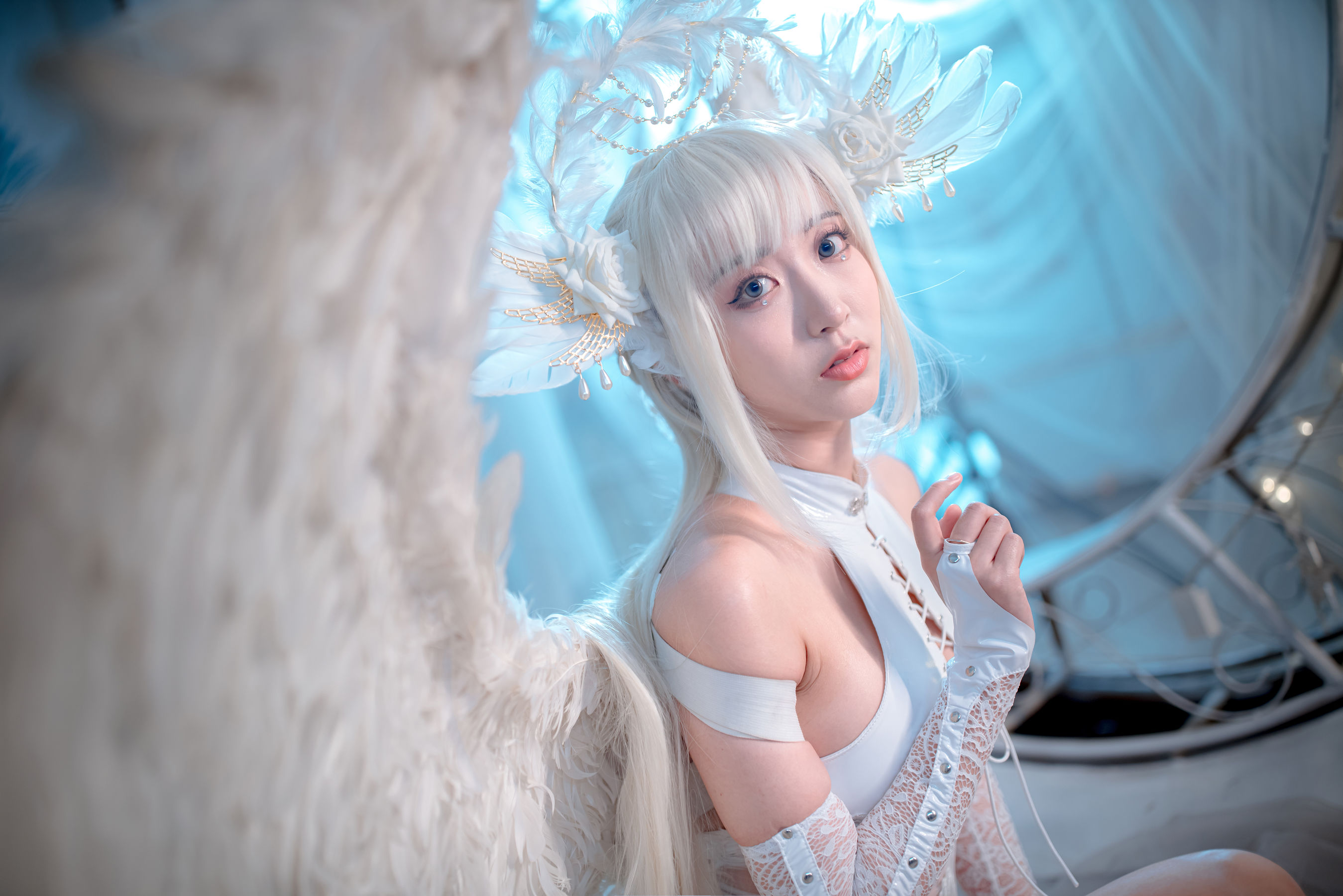 人气Coser黑川 - 天使-图12