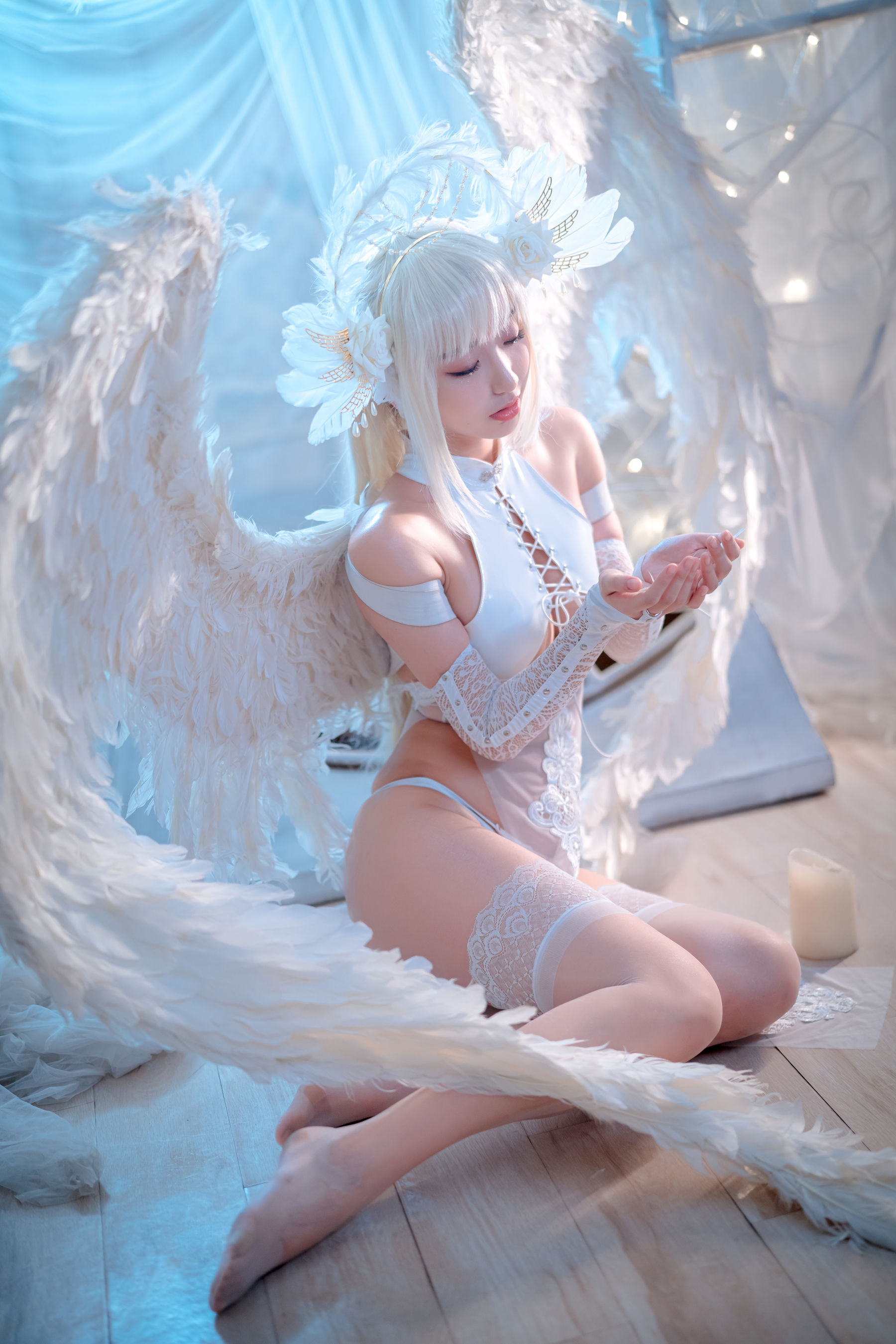 人气Coser黑川 - 天使-图18