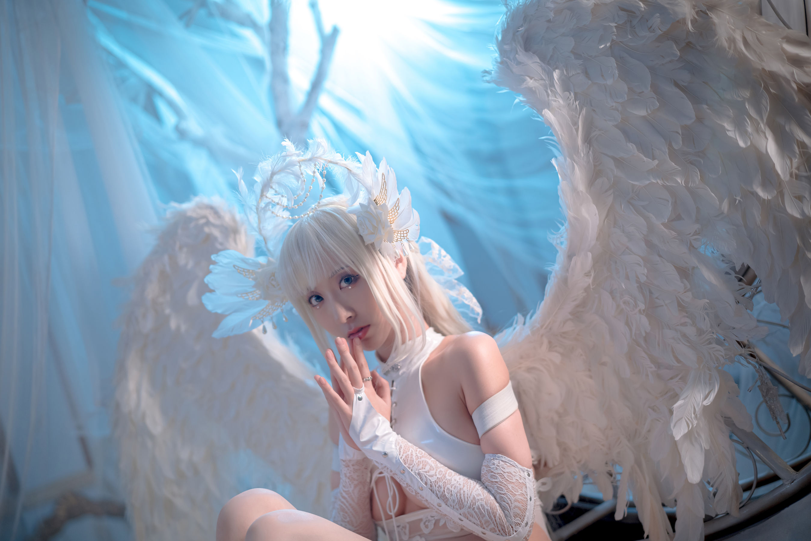 人气Coser黑川 - 天使-图20